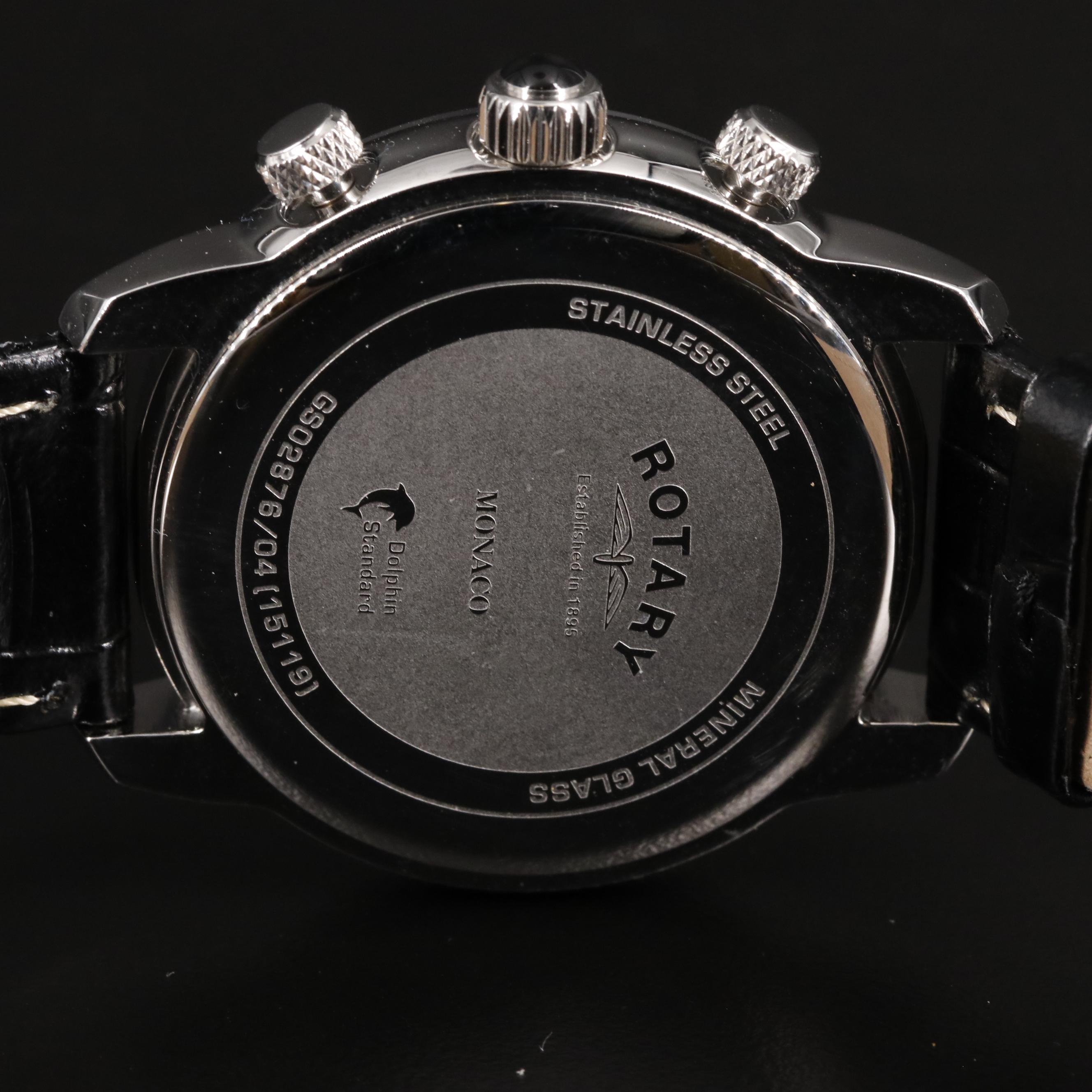 Rotary Monaco Stainless Steel Watch