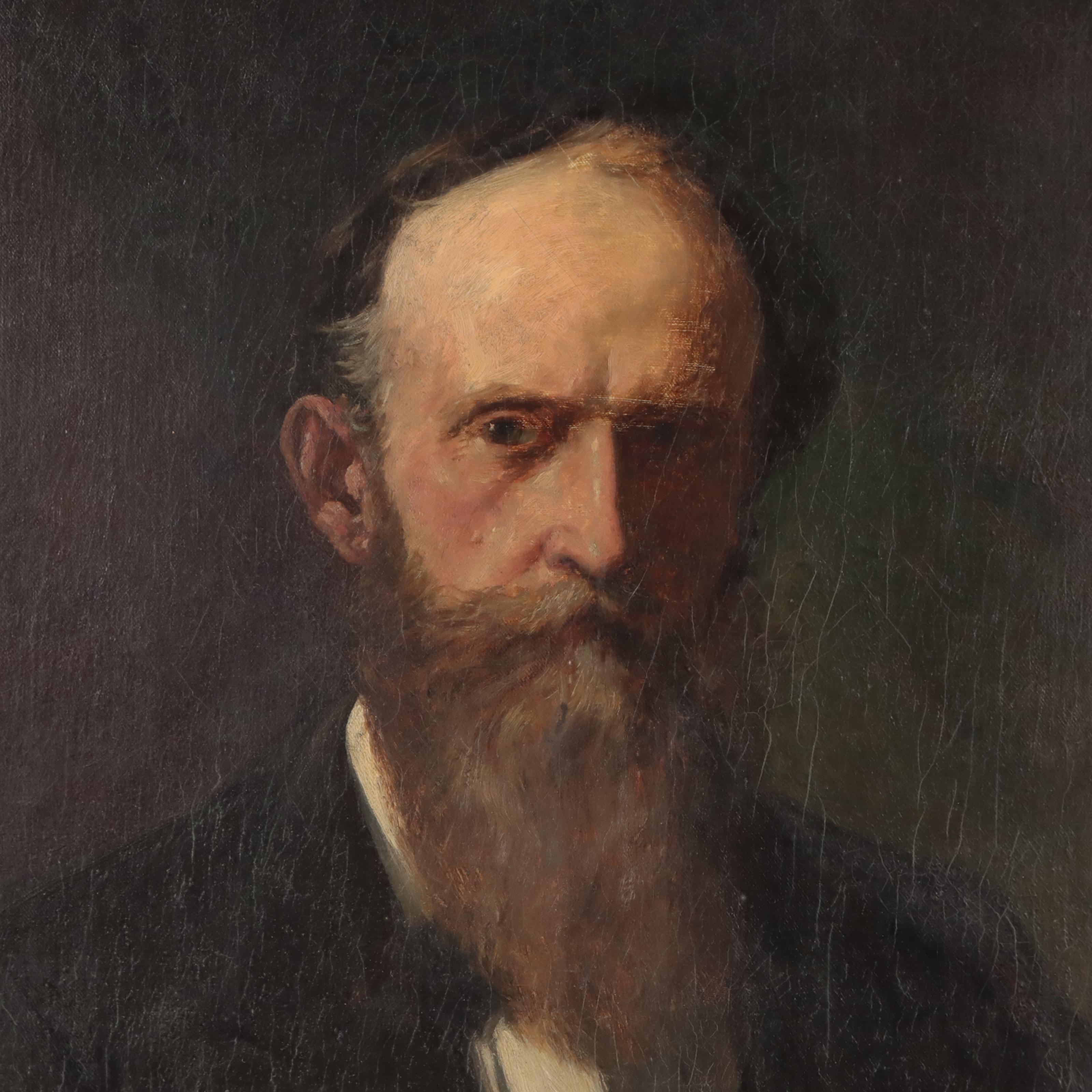 Oil Painting of Male Portrait