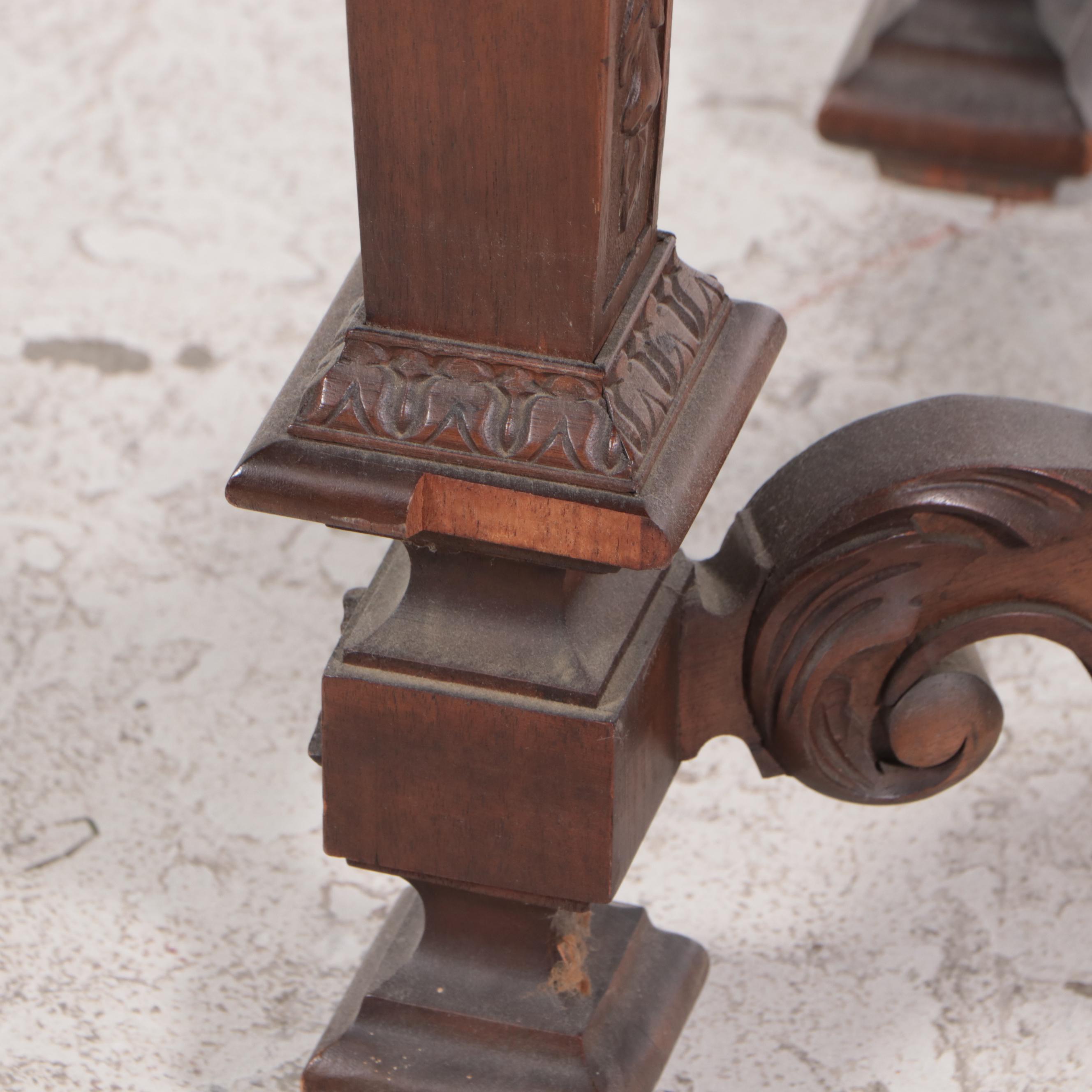 Chinoiserie Red Lacquerware Cabinet on Stand, Mid-20th Century