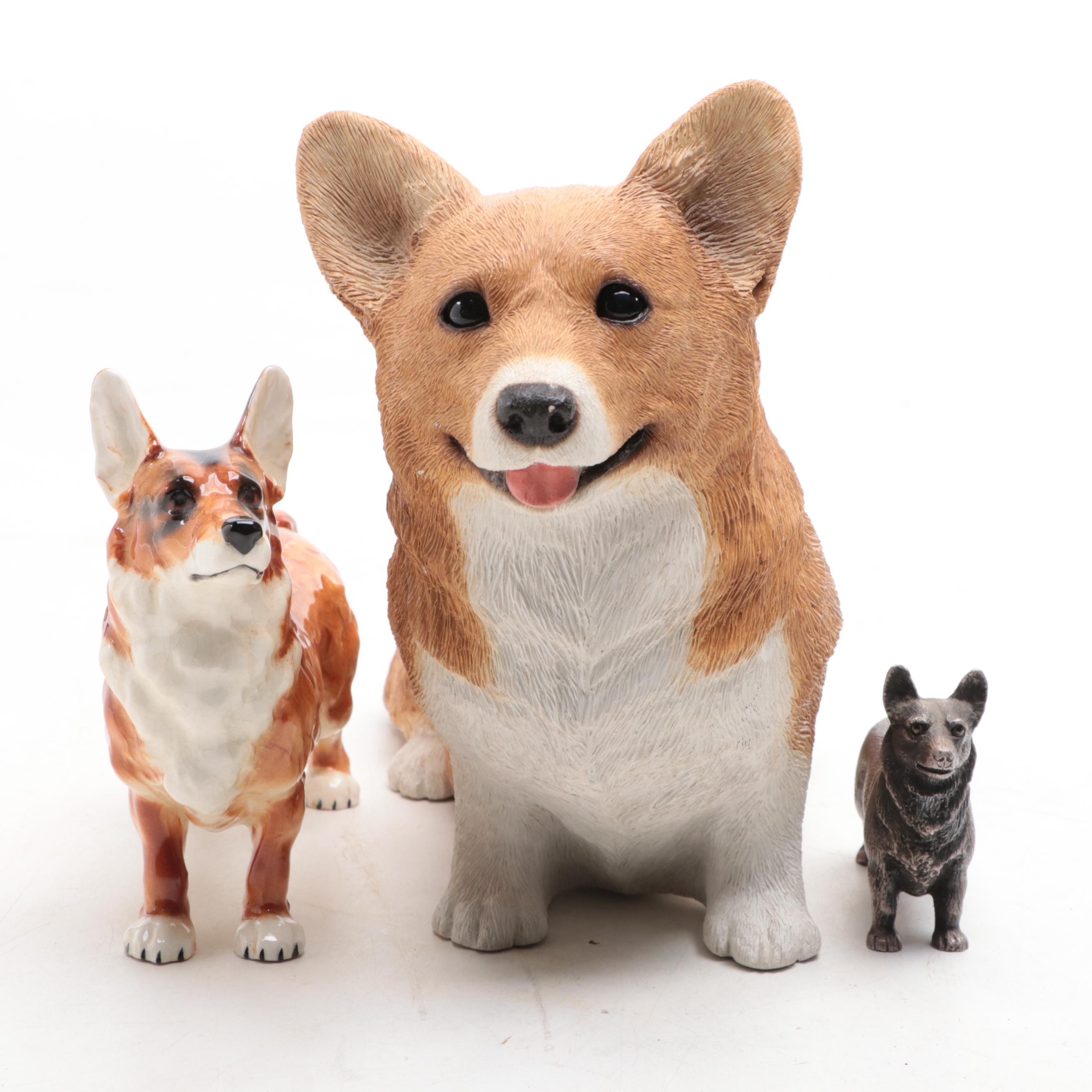 Sandicast, Goebel and Other Corgi Dog Figurines
