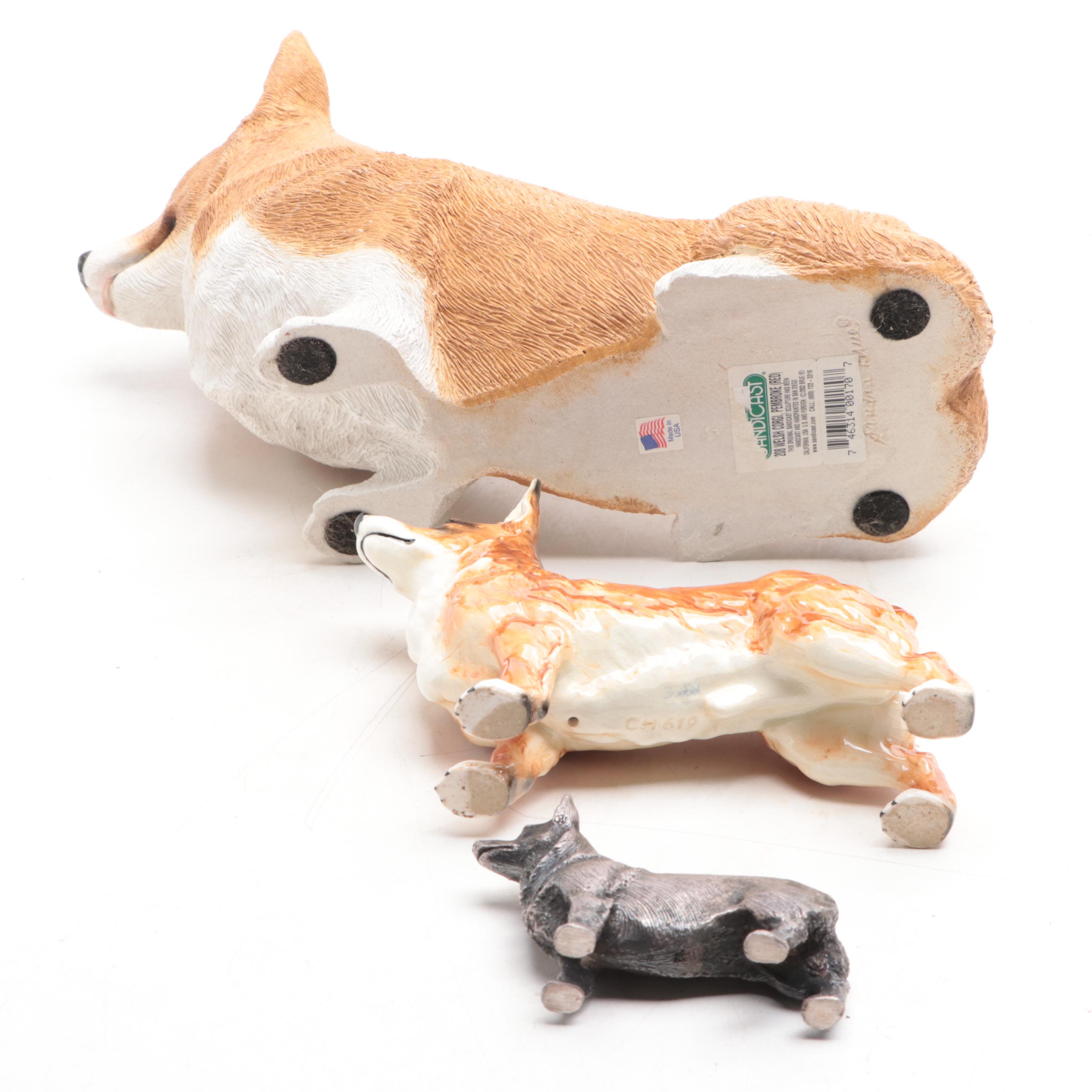 Sandicast, Goebel and Other Corgi Dog Figurines