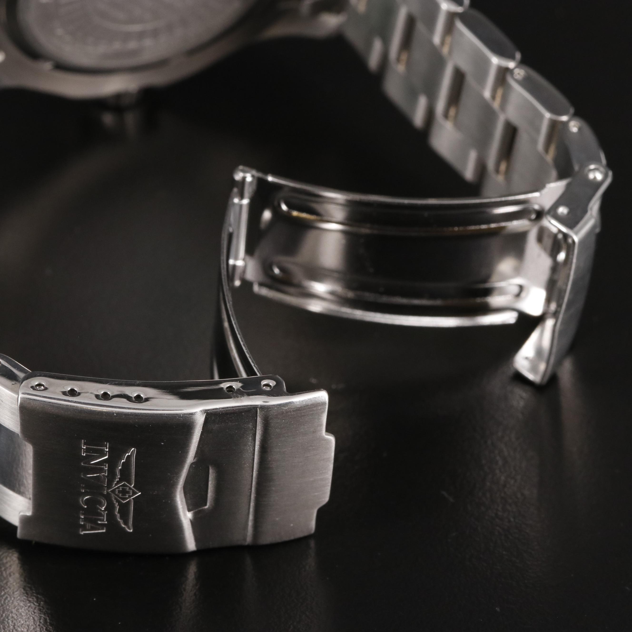 Invicta Speedway Stainless Steel Date Watch