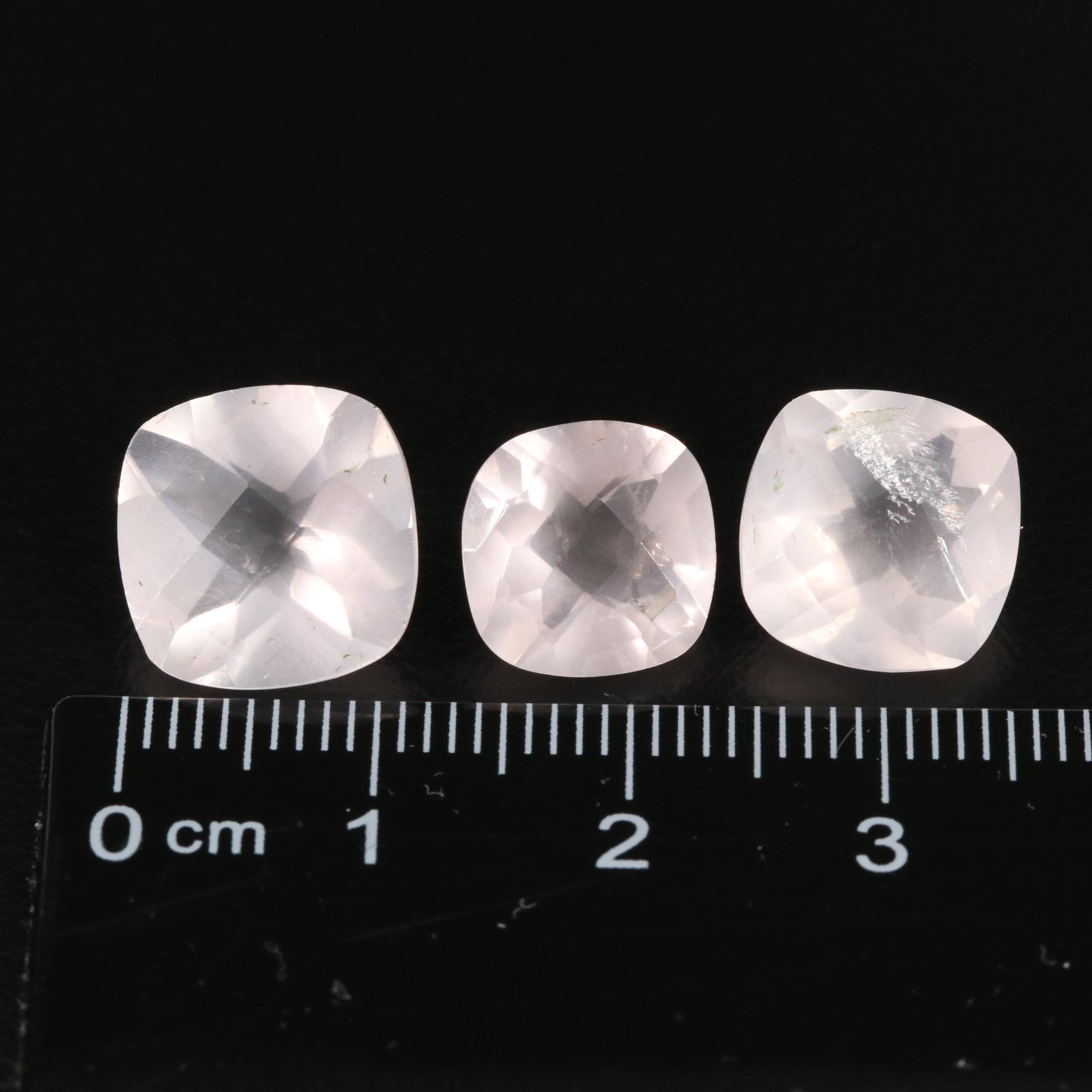 Loose 13.52 CTW Rose Quartz Lot