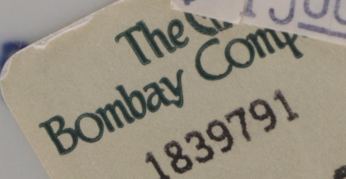 Austin Porcelain Dog Figurines with Blue and White Ceramics