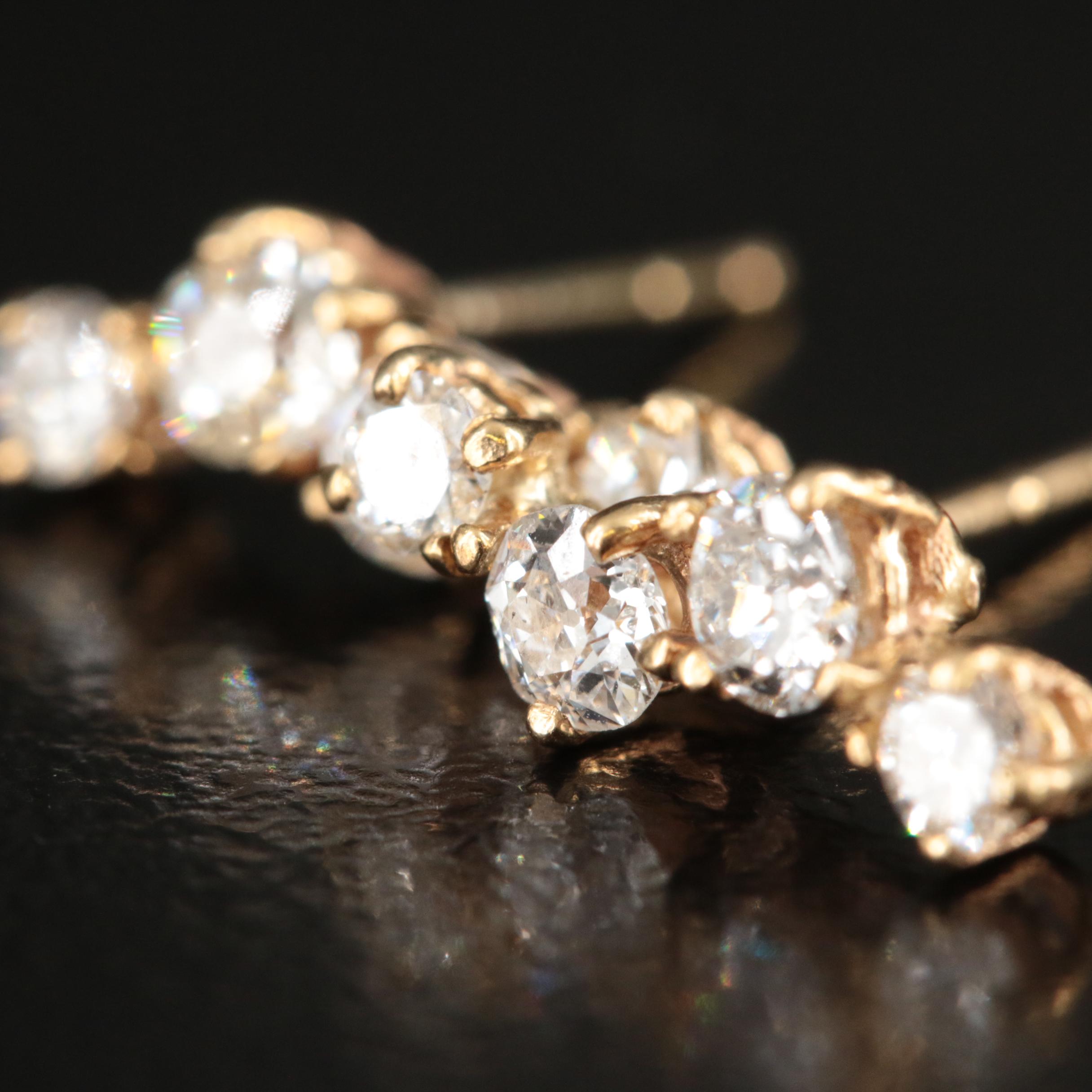 14K 0.69 CTW Diamond Earrings