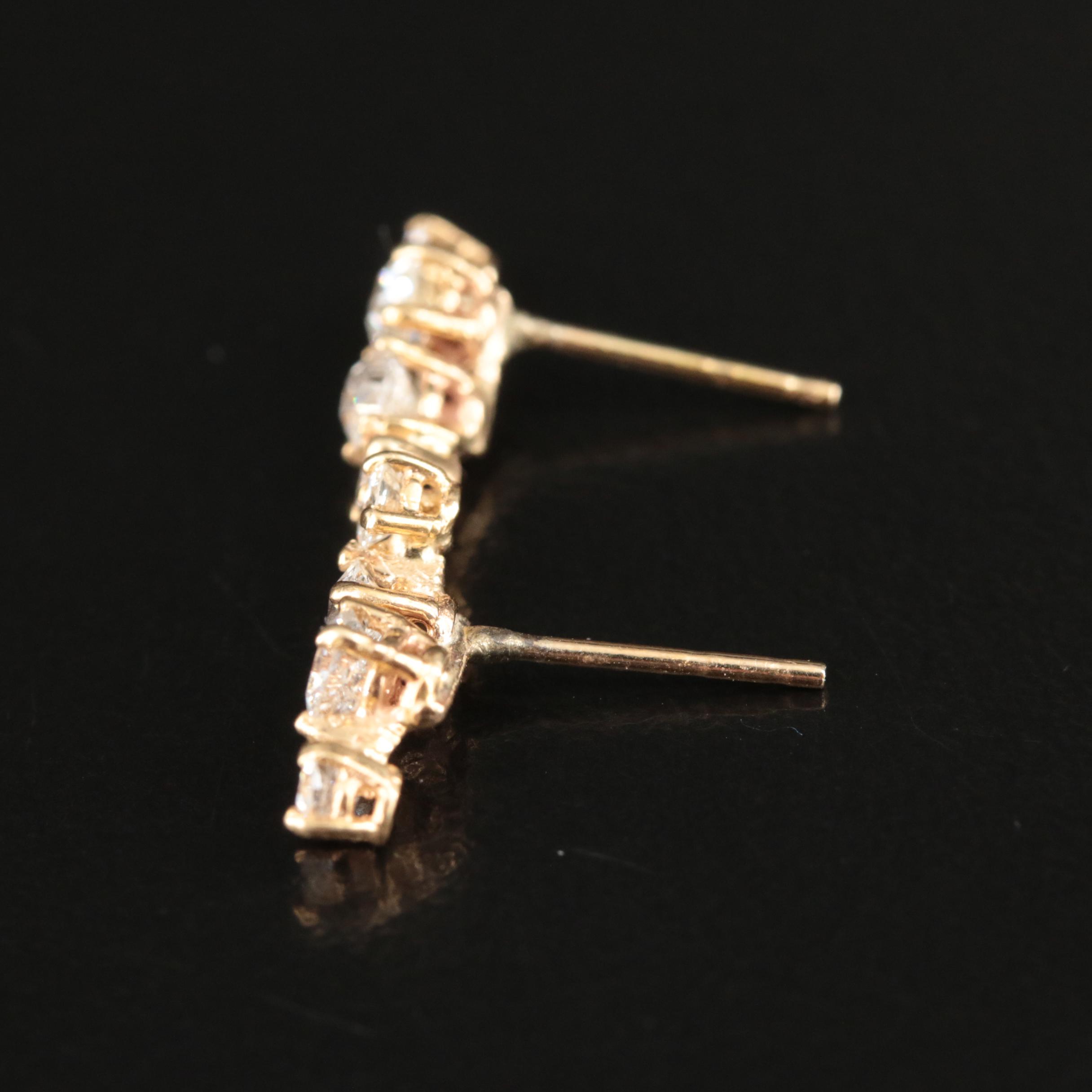 14K 0.69 CTW Diamond Earrings