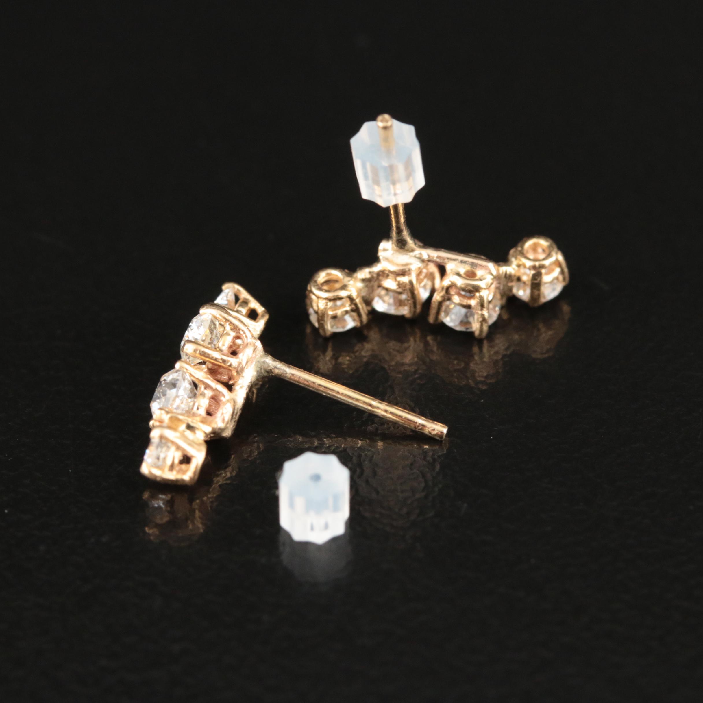 14K 0.69 CTW Diamond Earrings