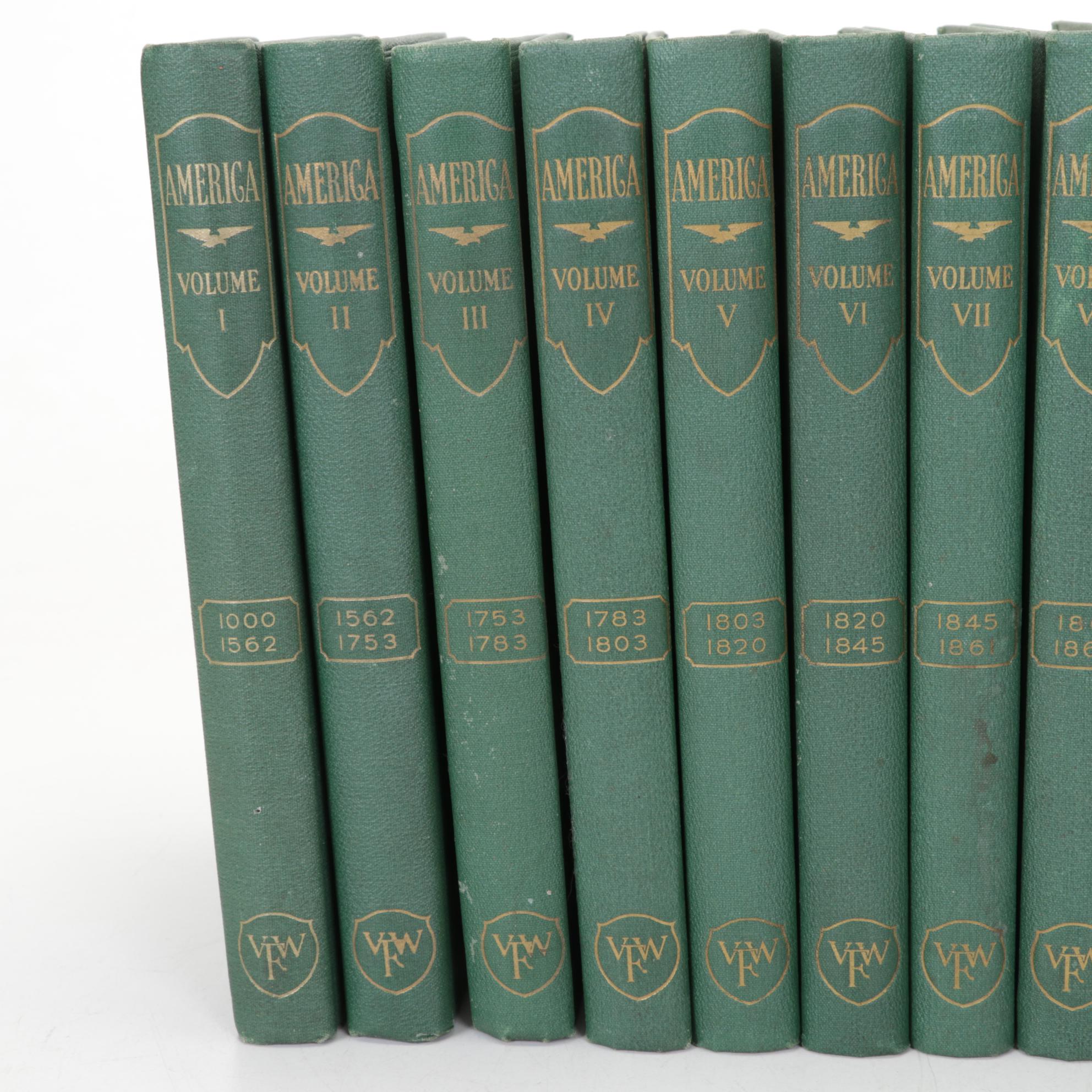 "America: Great Crises in Our History" Fourteen-Volume Set, Early to Mid-20th C.