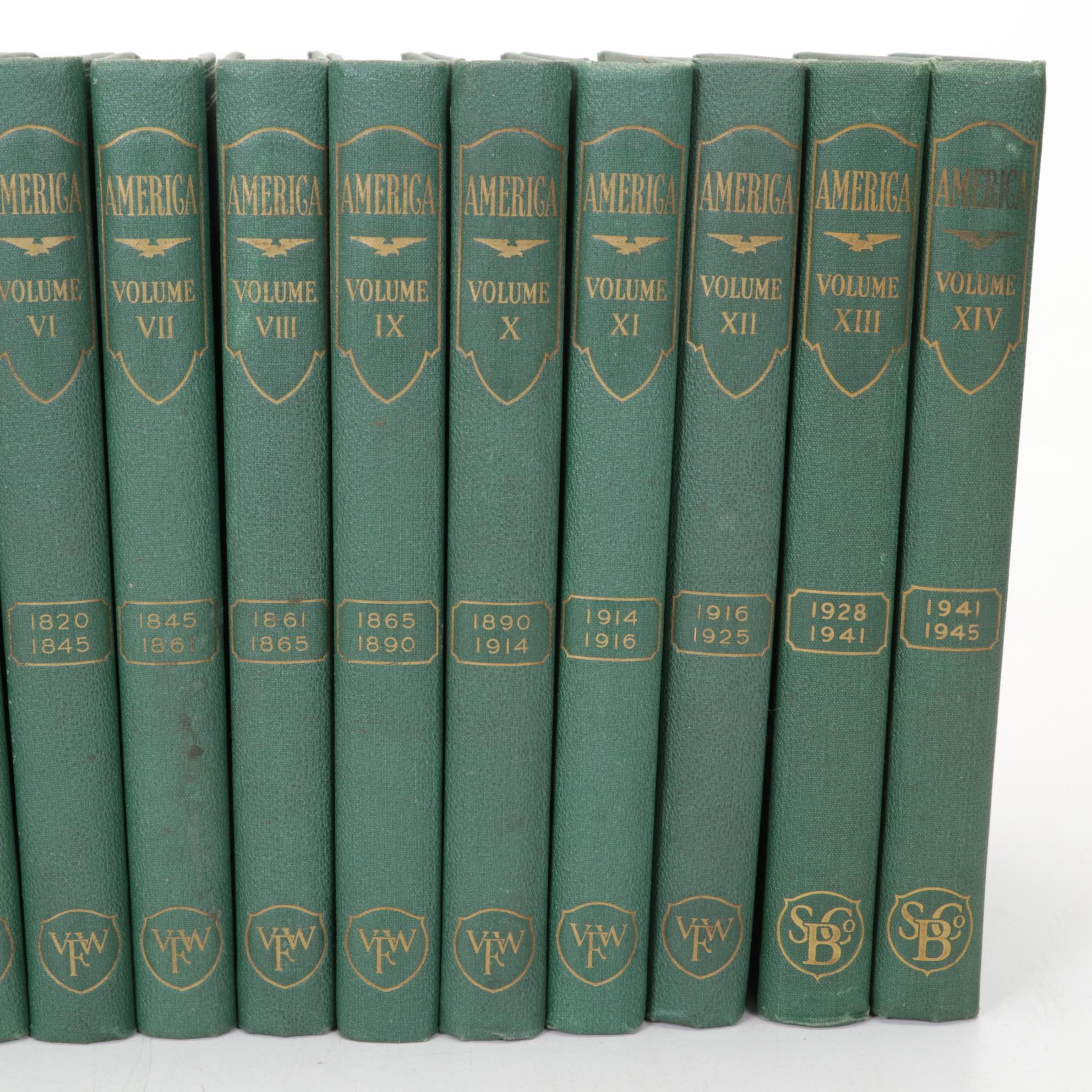 "America: Great Crises in Our History" Fourteen-Volume Set, Early to Mid-20th C.