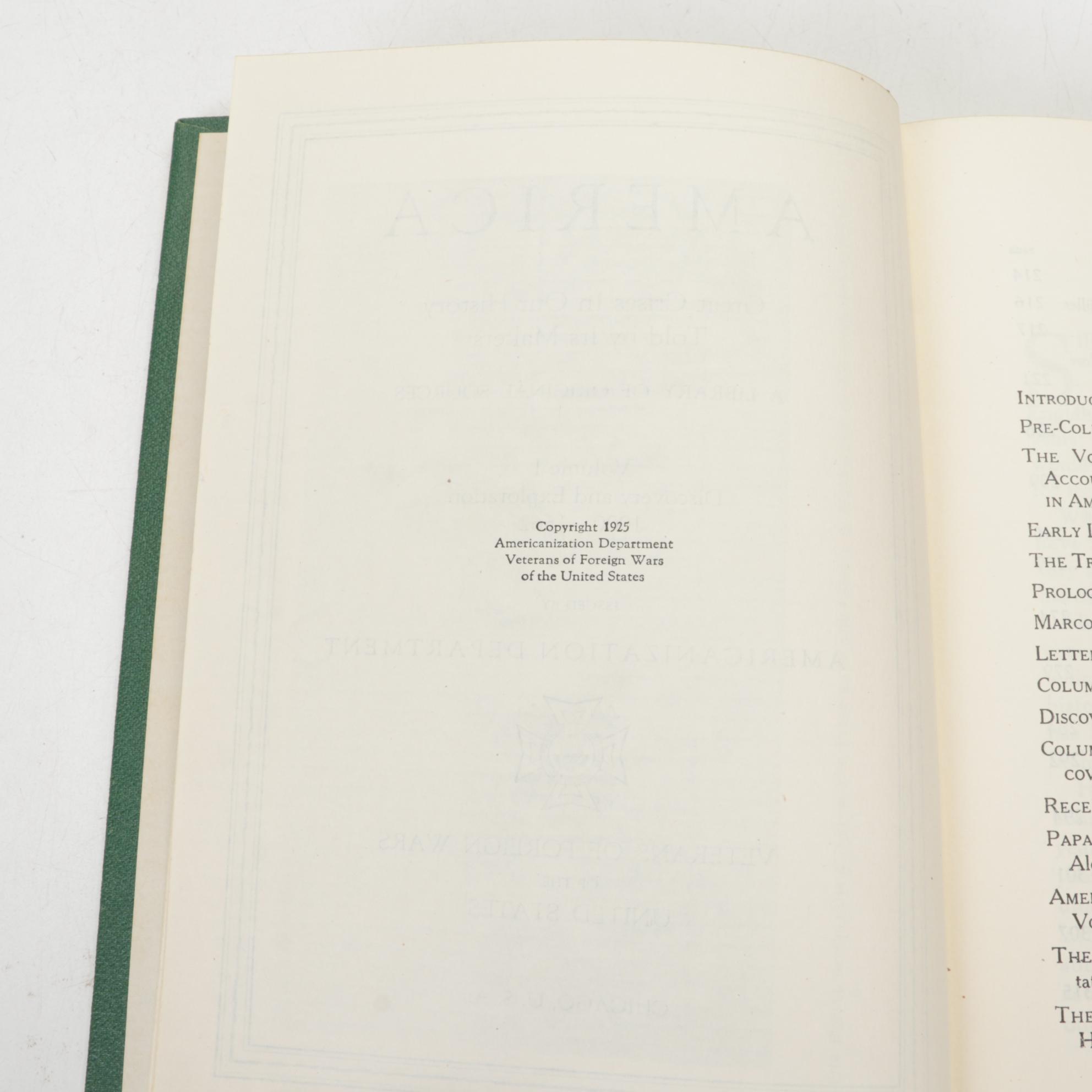 "America: Great Crises in Our History" Fourteen-Volume Set, Early to Mid-20th C.