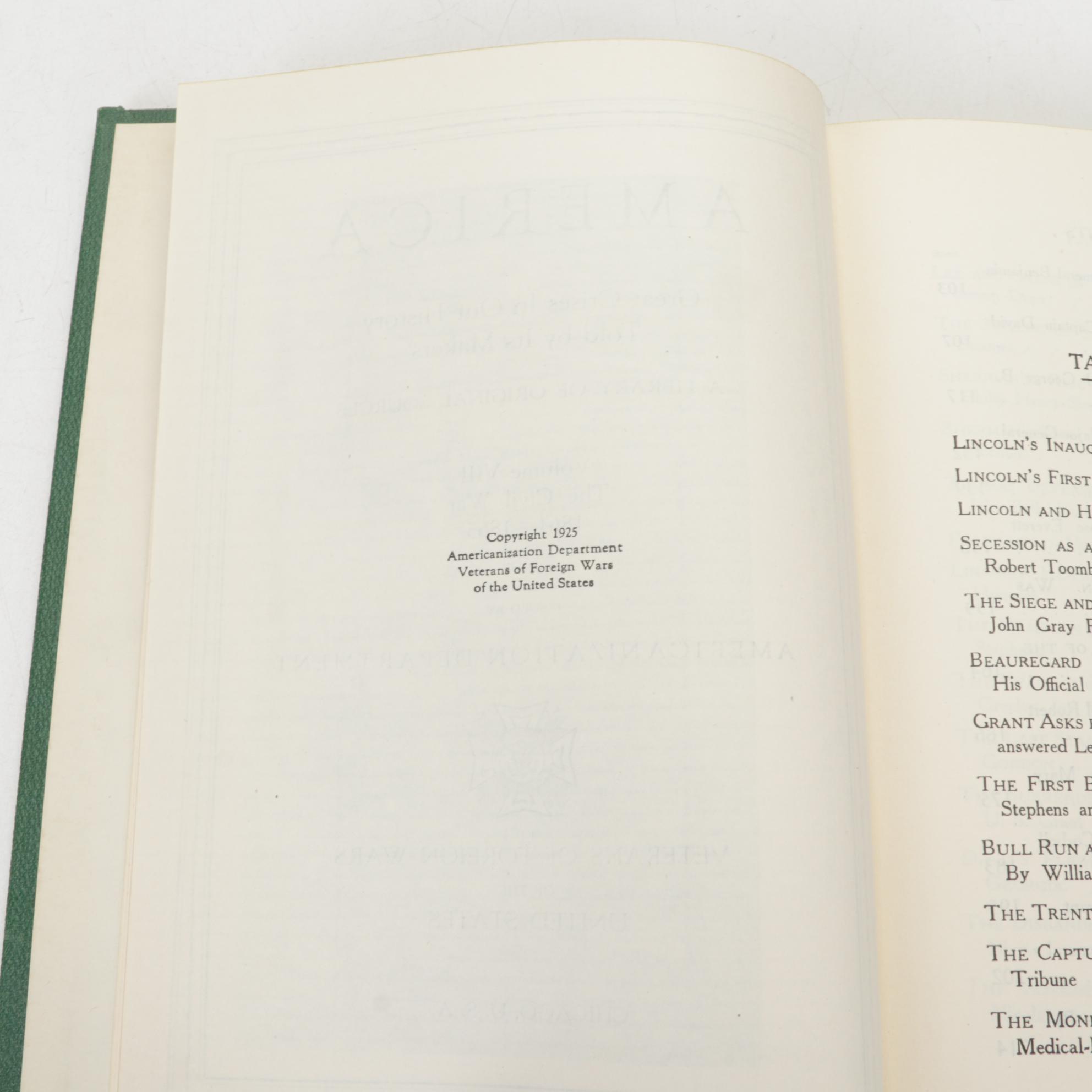 "America: Great Crises in Our History" Fourteen-Volume Set, Early to Mid-20th C.
