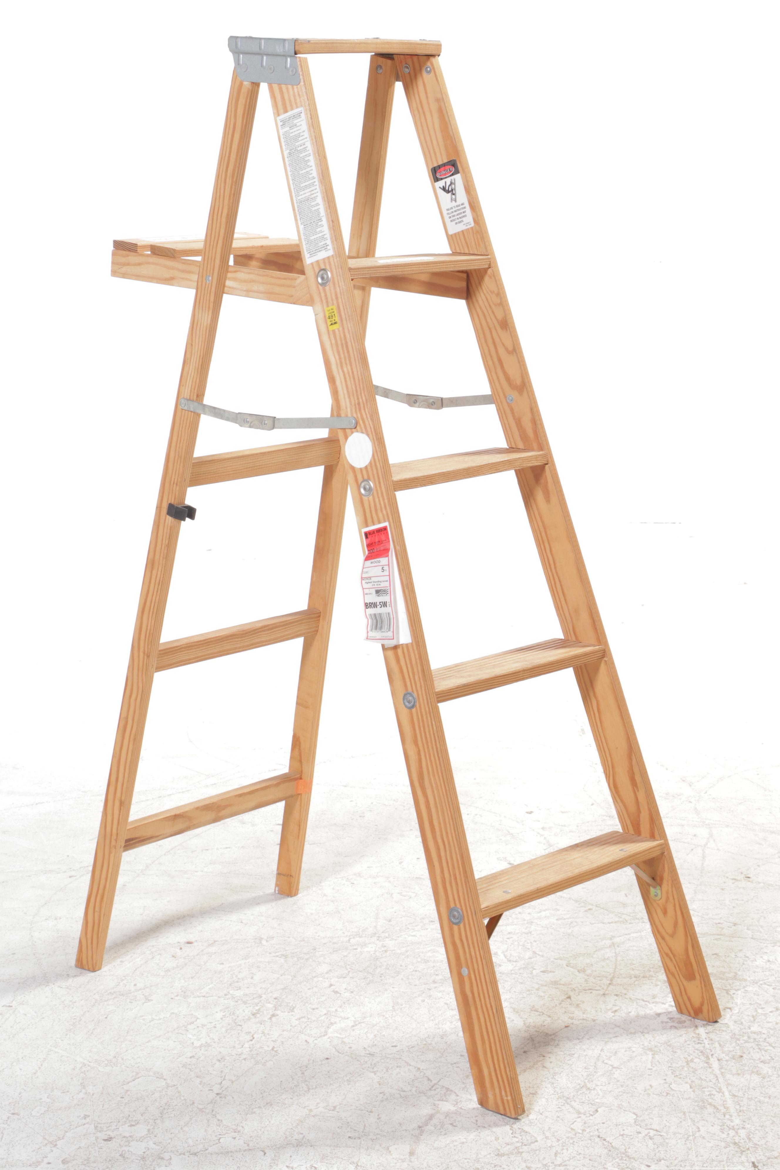 Werner 16' Aluminum Extension Ladder With Other Step Ladders