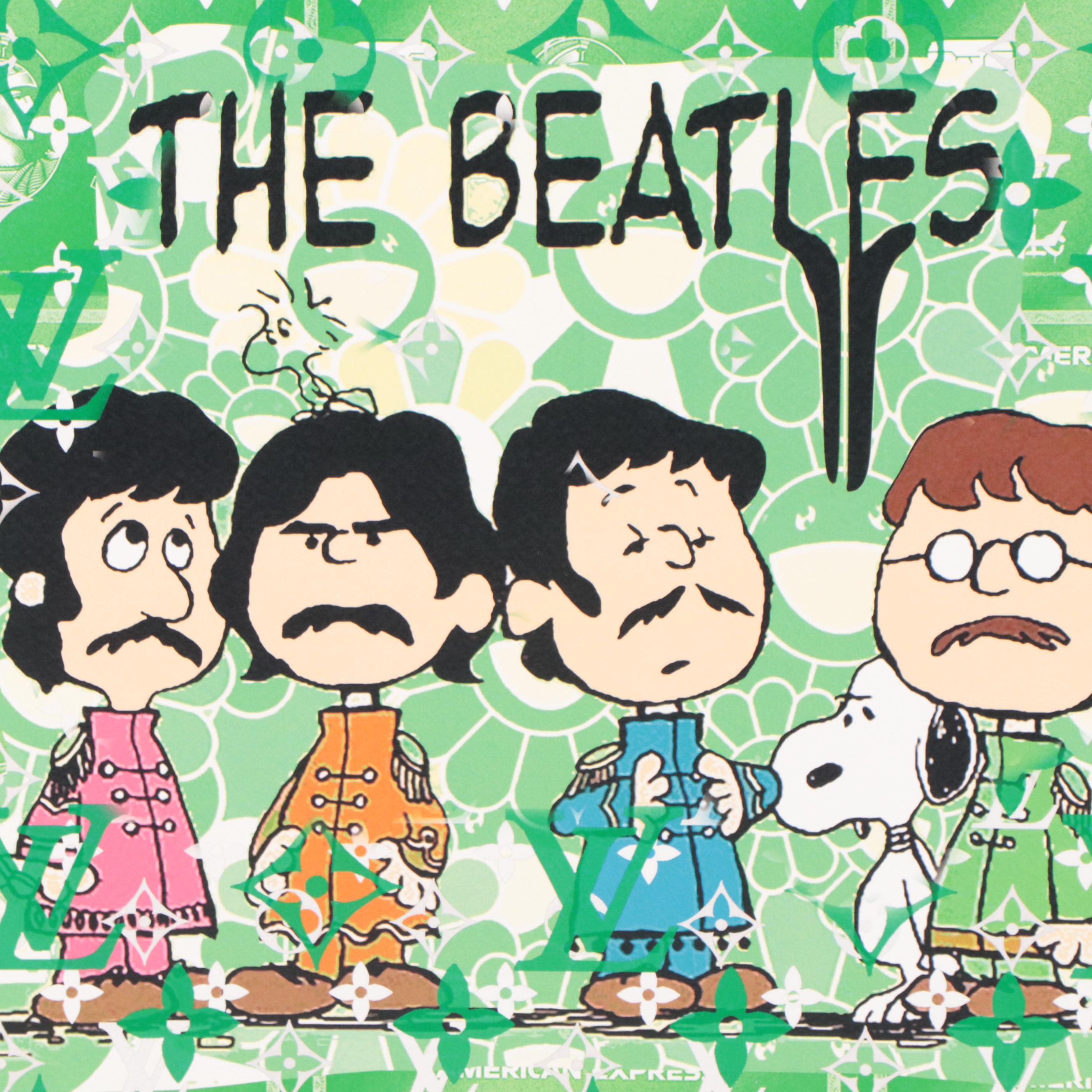 Death NYC Pop Art Graphic Print of Peanuts Beatles, 2022