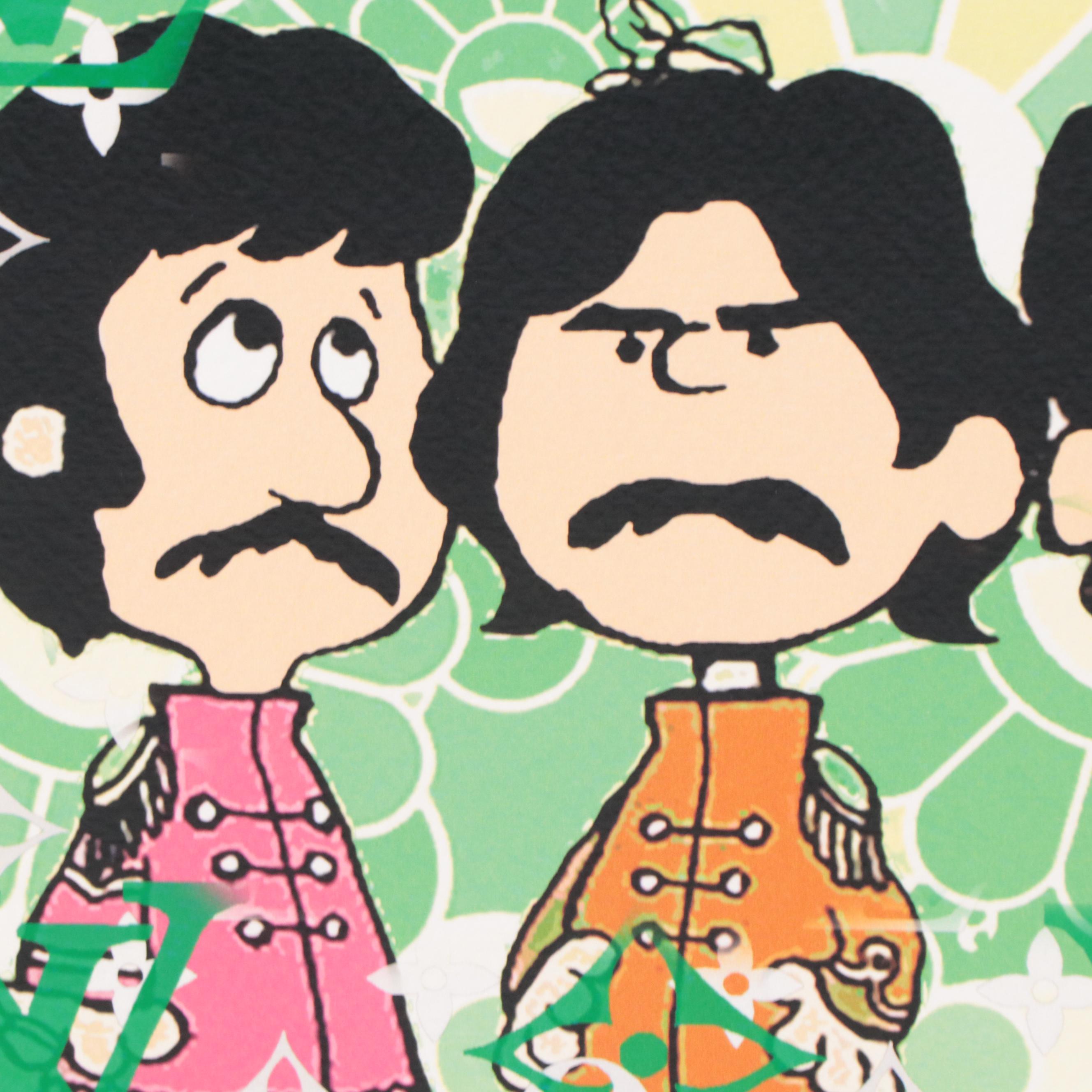 Death NYC Pop Art Graphic Print of Peanuts Beatles, 2022
