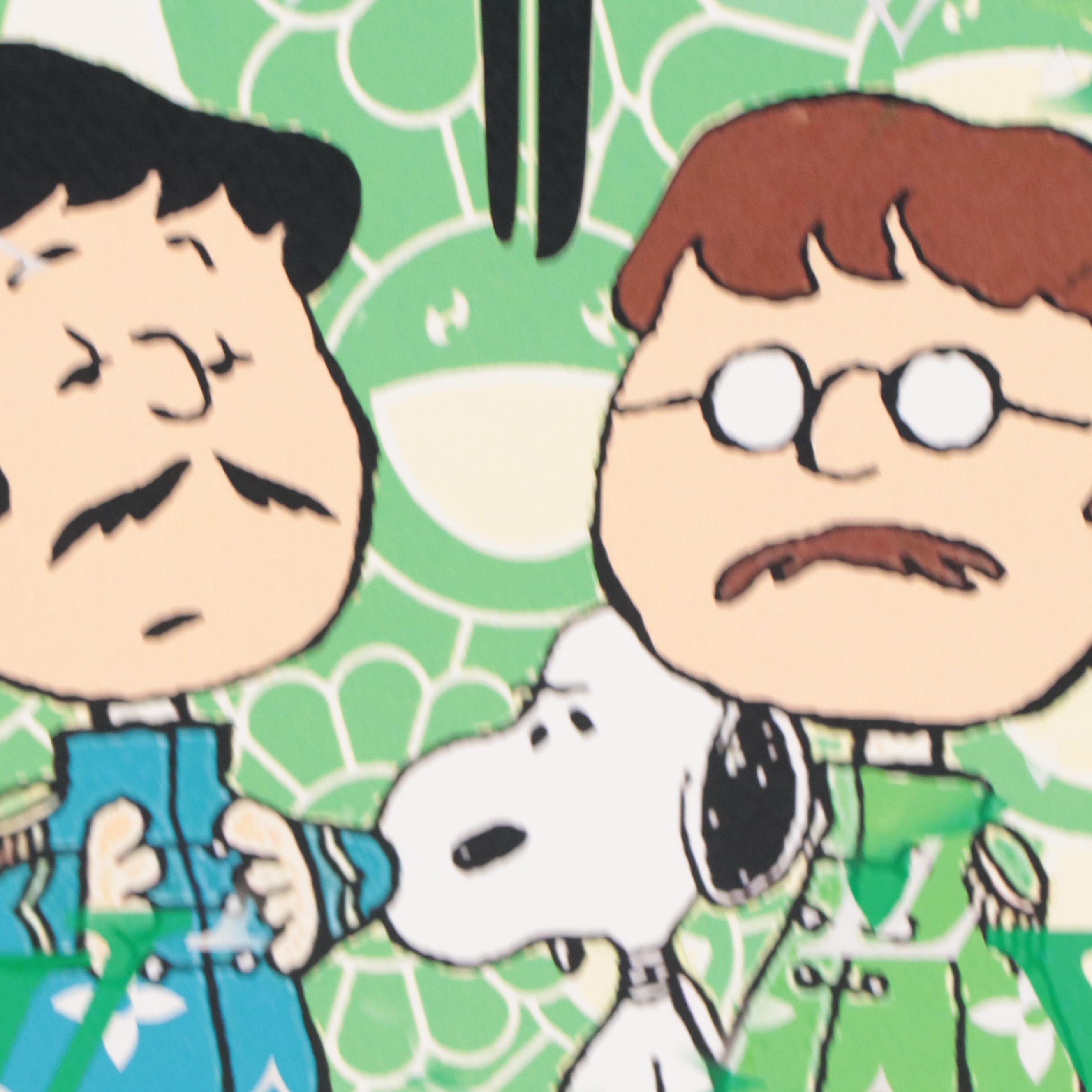 Death NYC Pop Art Graphic Print of Peanuts Beatles, 2022