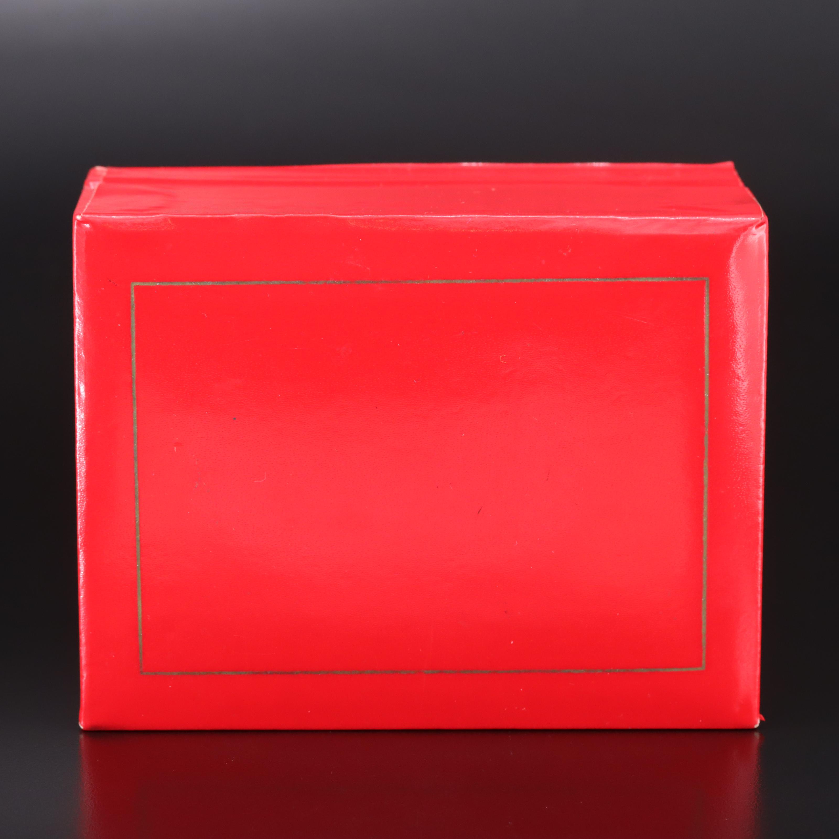 Vintage Chalet 14K Diamond Dial Covered Watch