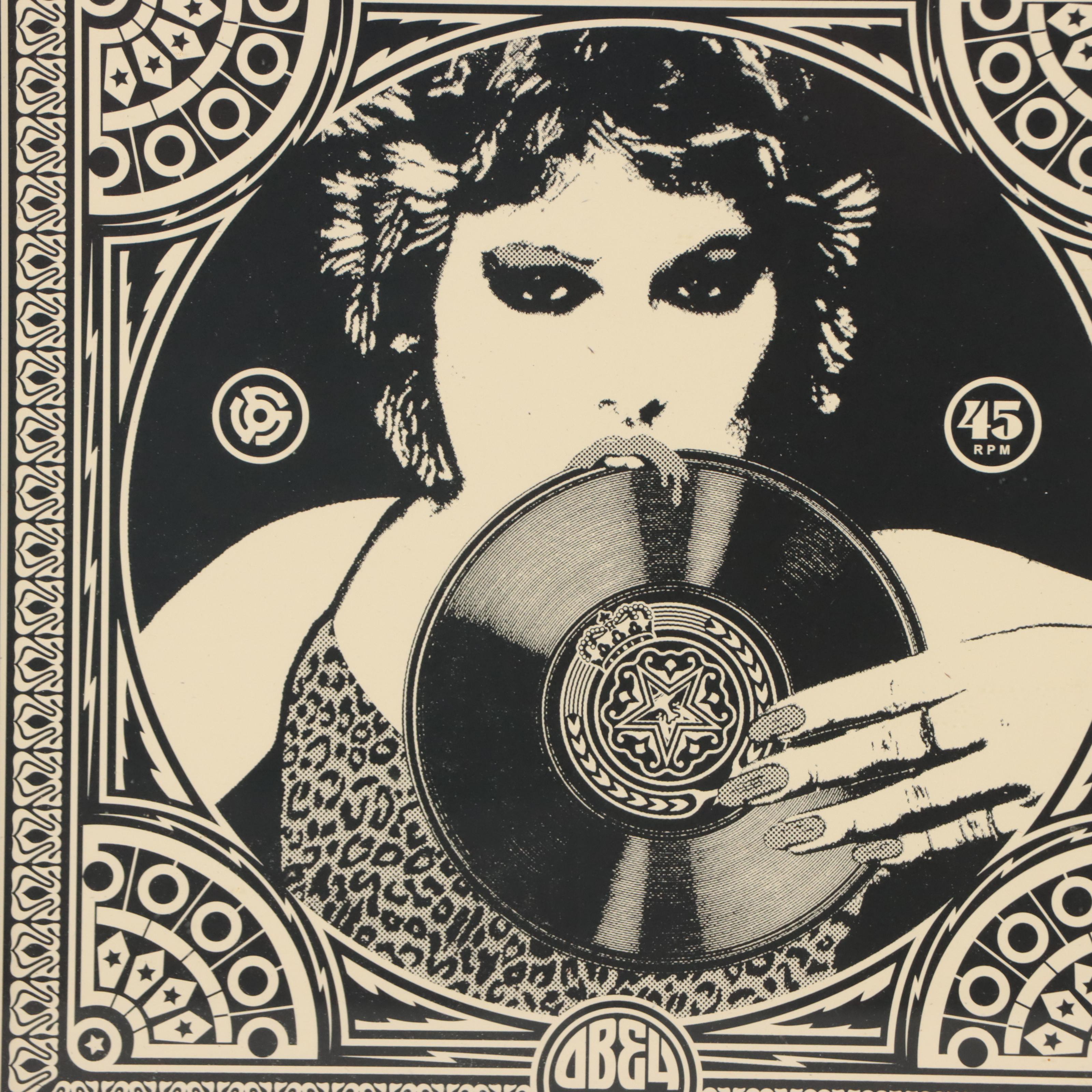 Shepard Fairey Serigraph "Obey Punk Girl," 2011