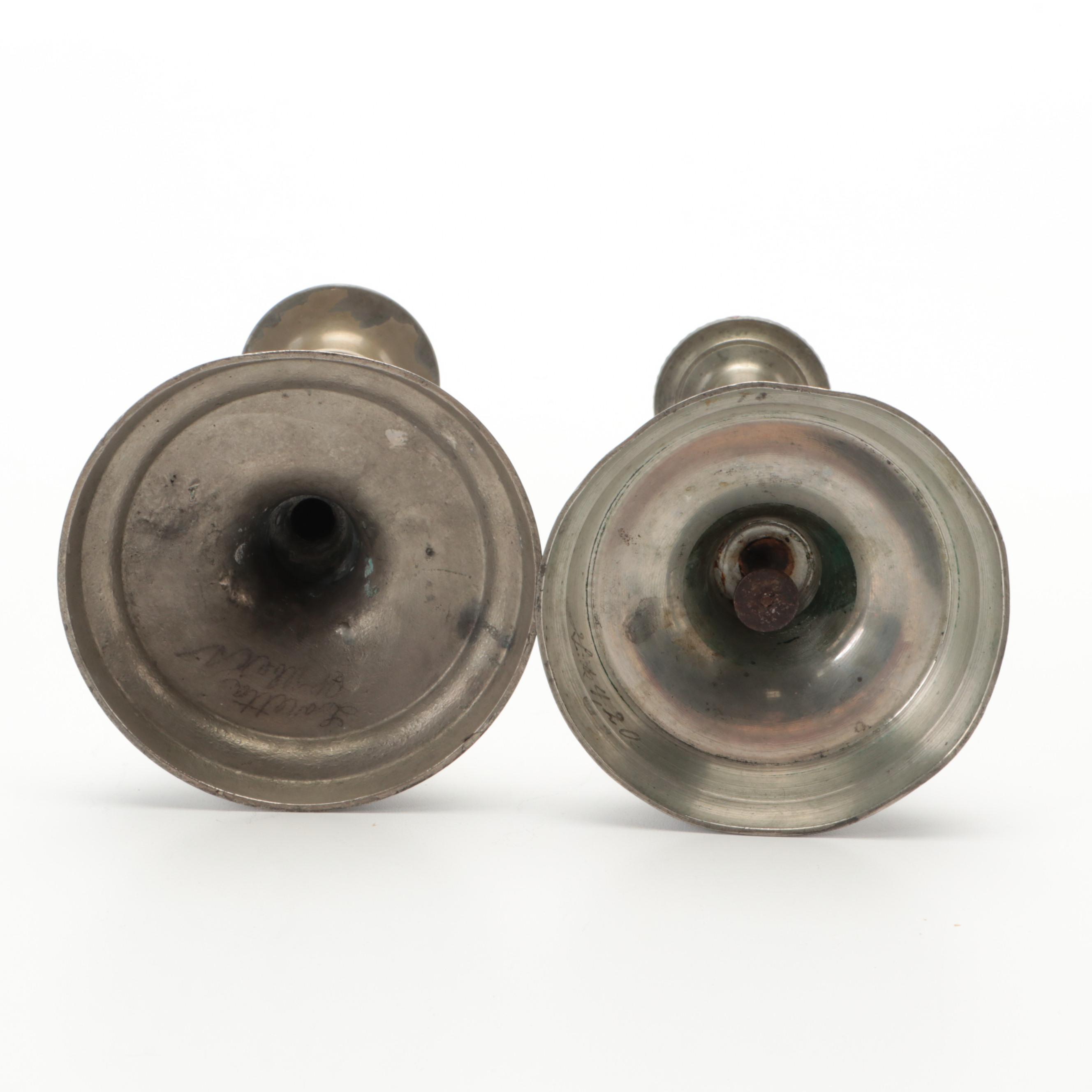 James Dixon & Son Pewter Teapot with More Pewter Serveware