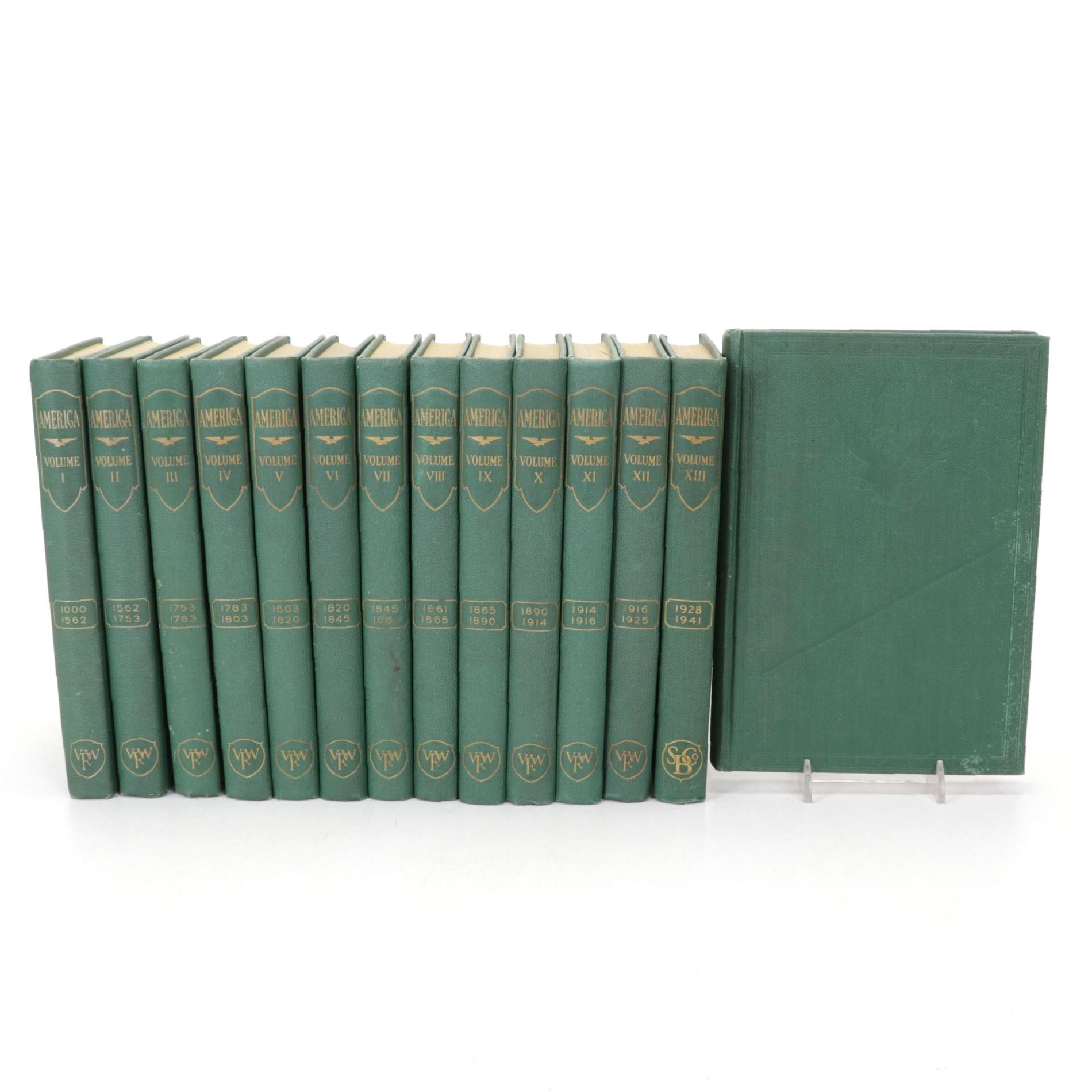 "America: Great Crises in Our History" Fourteen-Volume Set, Early to Mid-20th C.