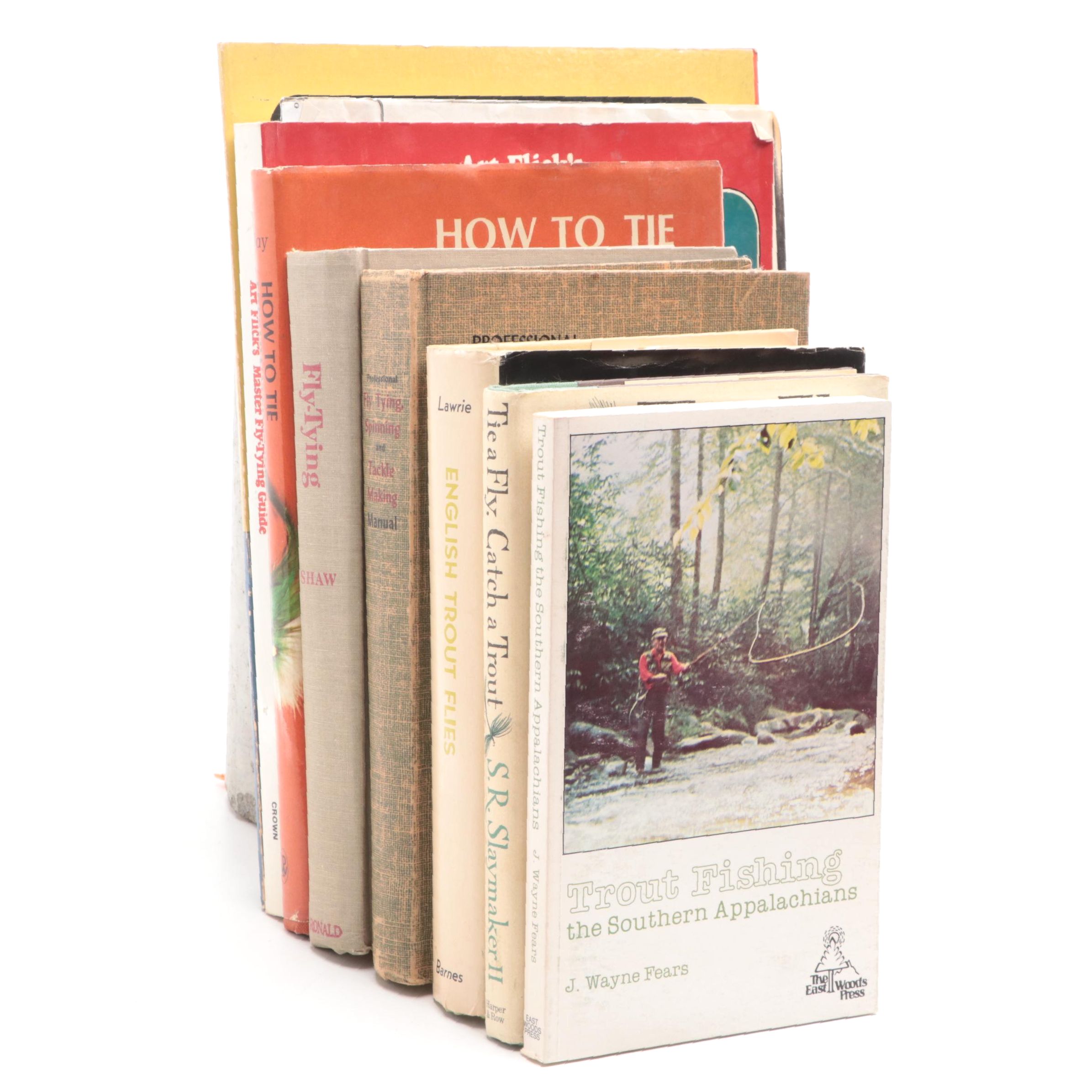 First Edition "Tie a Fly, Catch a Trout" by S. Slaymaker and More Fishing Books