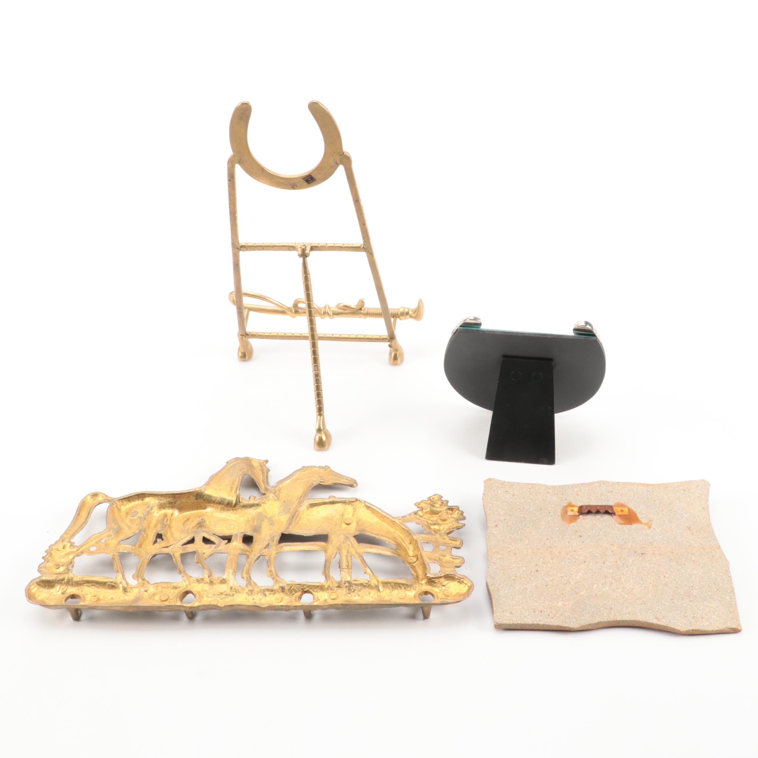 Louisville Stoneware Horse Figure with Equine Themed Decor and More