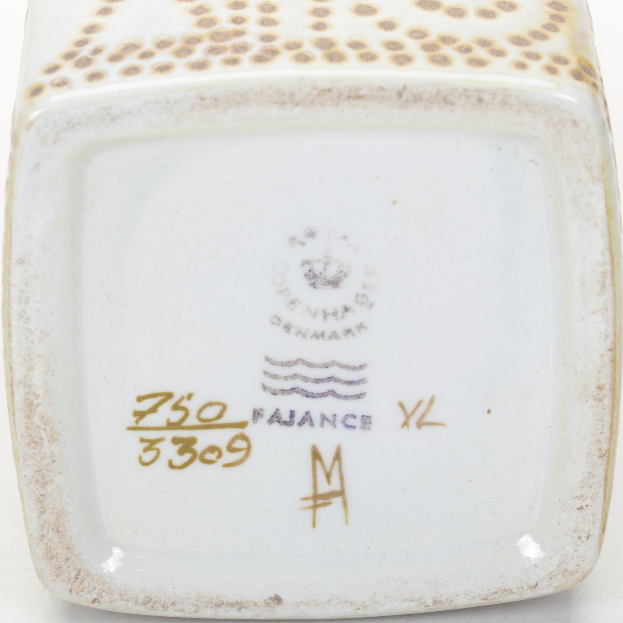 Royal Copenhagen Vases Designed by Marjorie Fishing and Ellen Malmer