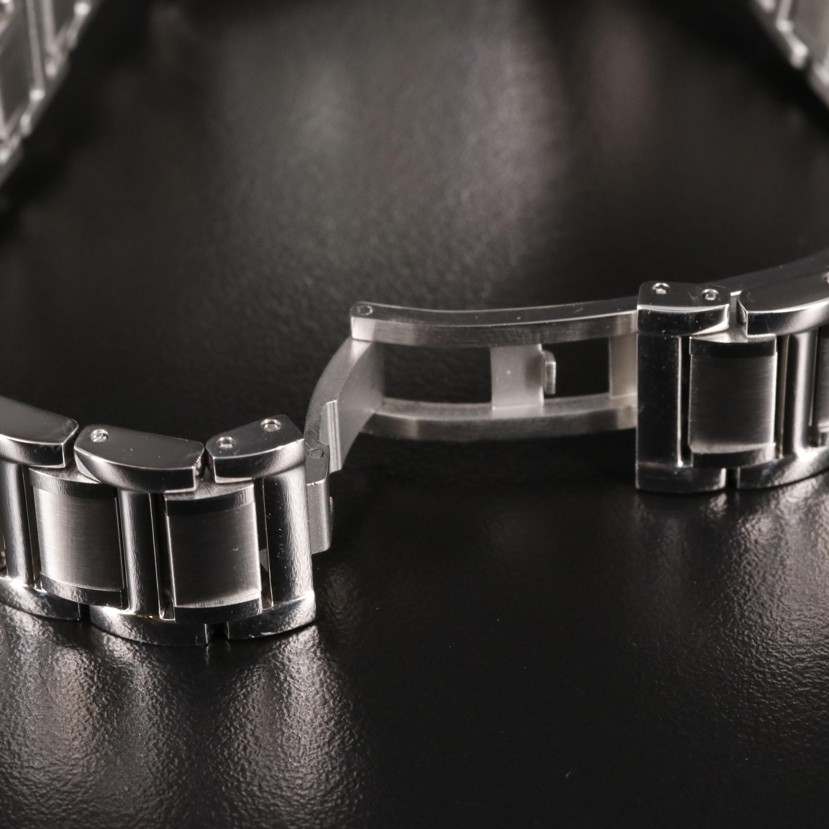 Invicta Stainless Steel and Diamond Watch