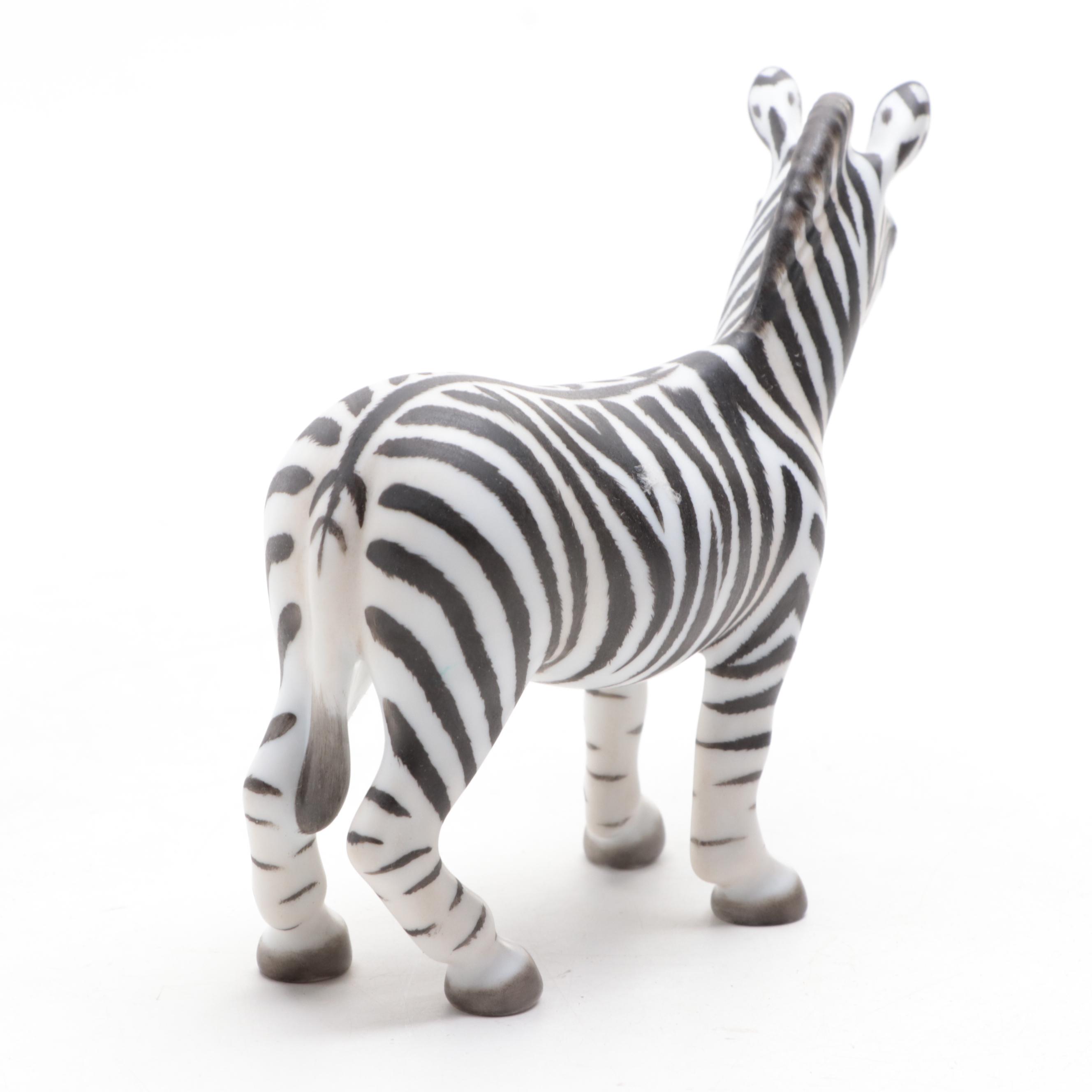 Herend Natural "Zebra" Porcelain Figurine