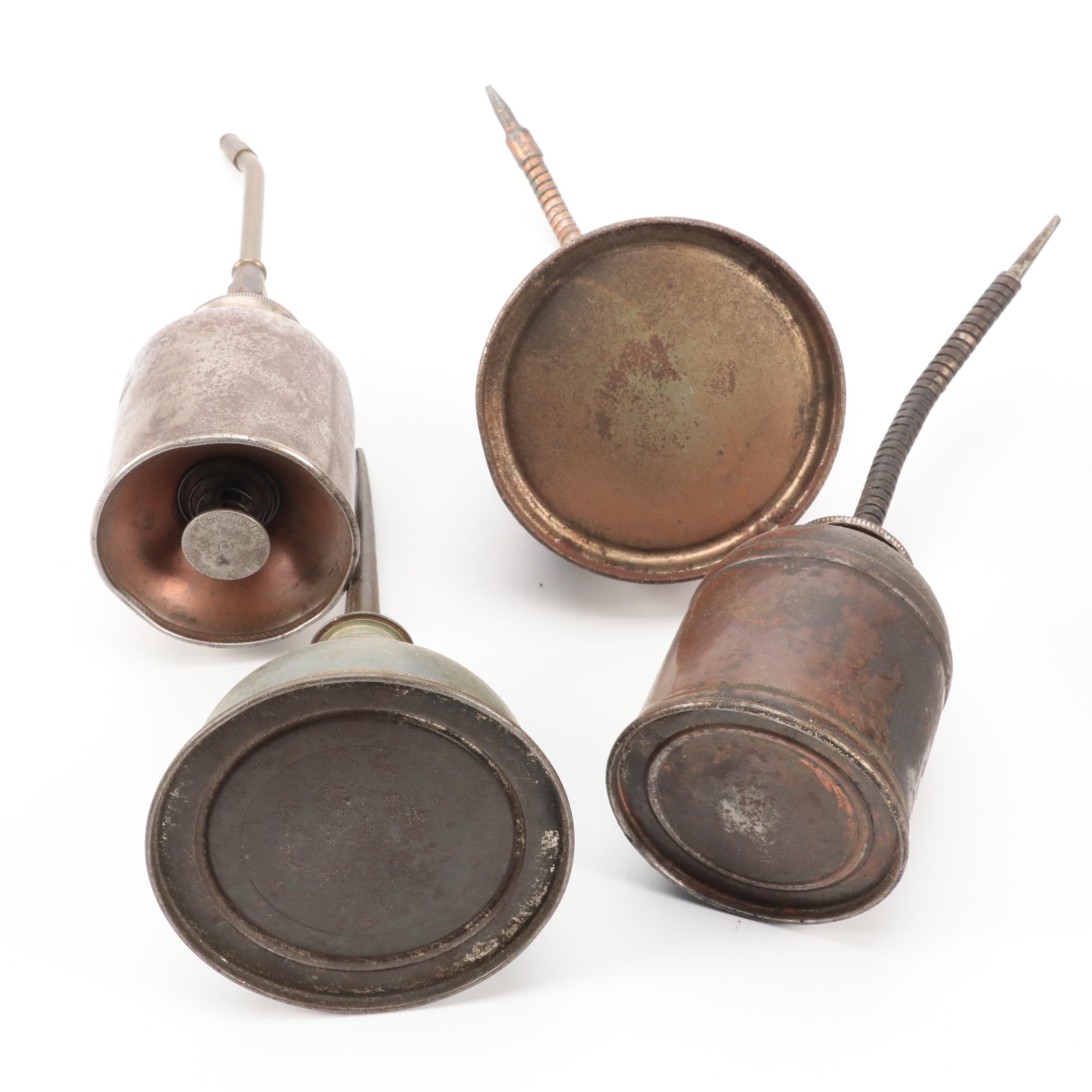 Maple City, Morrow Lubricator, Singer, Eagle and Other Oil Cans