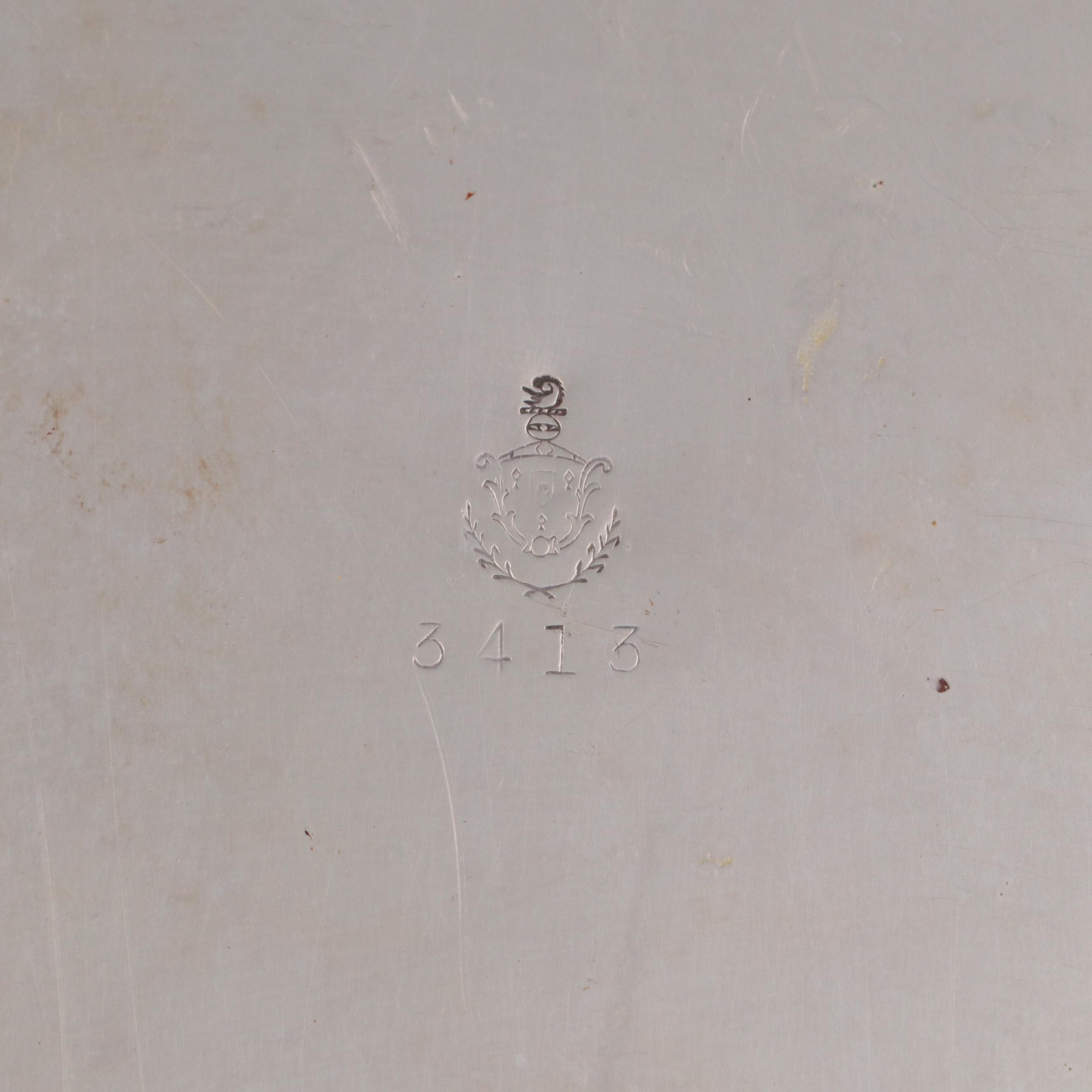 Reed & Barton "Salem" and Other Silver Plate Trays, Mid to Late 20th C.