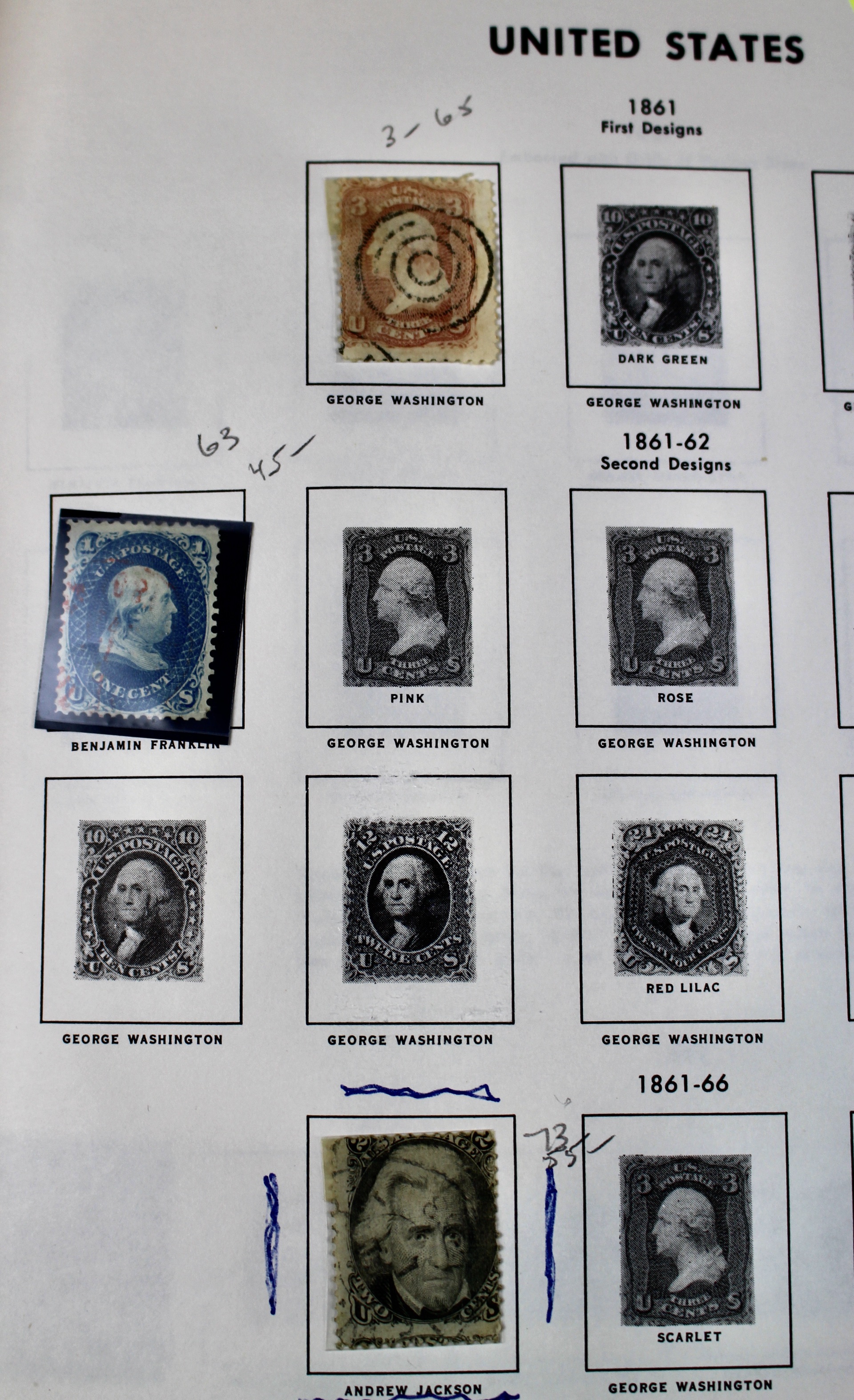 U.S. Stamp Collection in Liberty Album