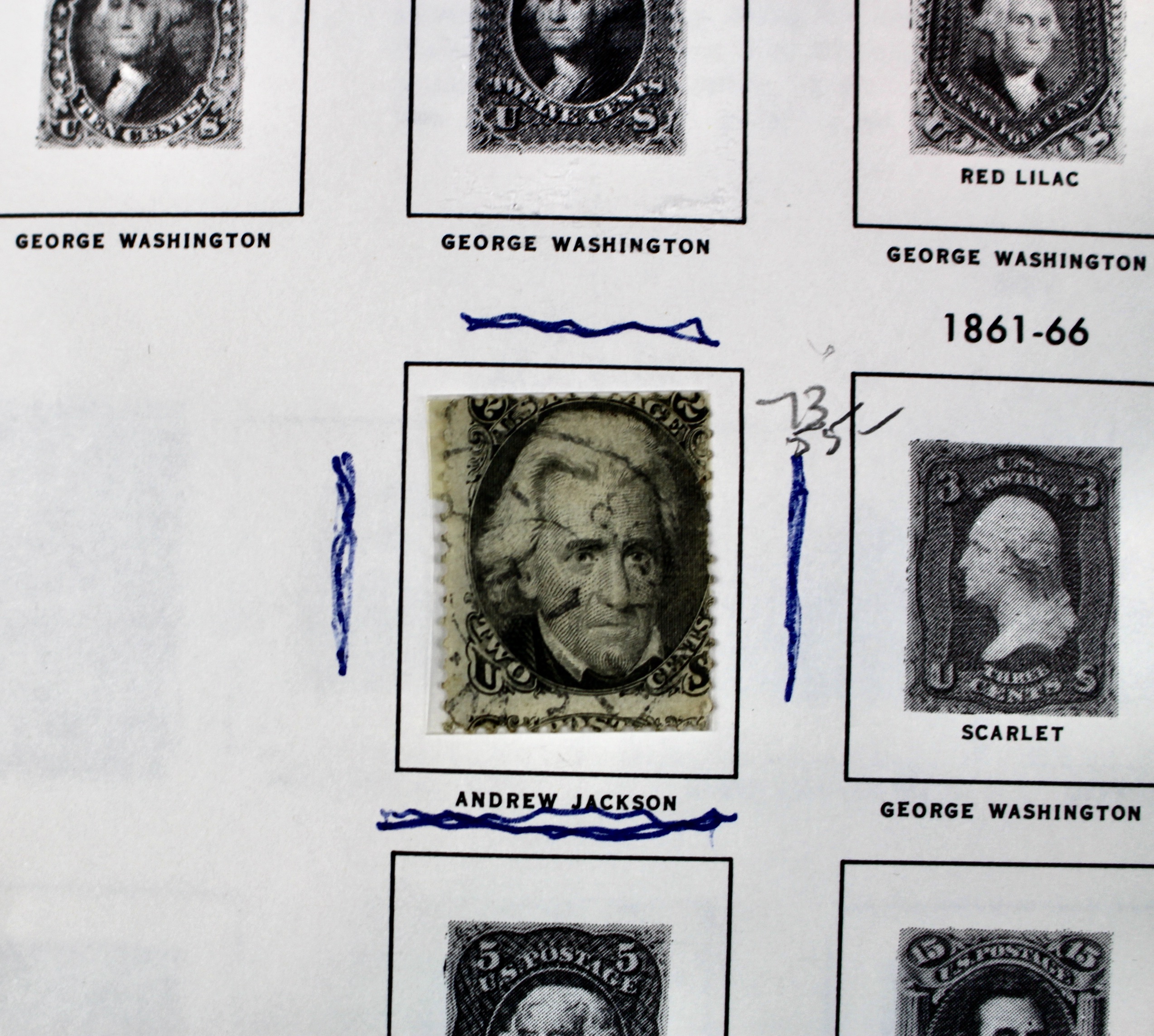U.S. Stamp Collection in Liberty Album
