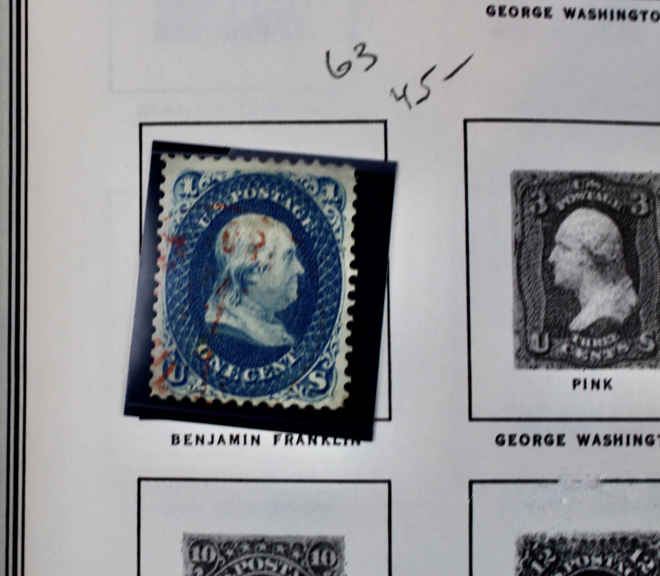 U.S. Stamp Collection in Liberty Album