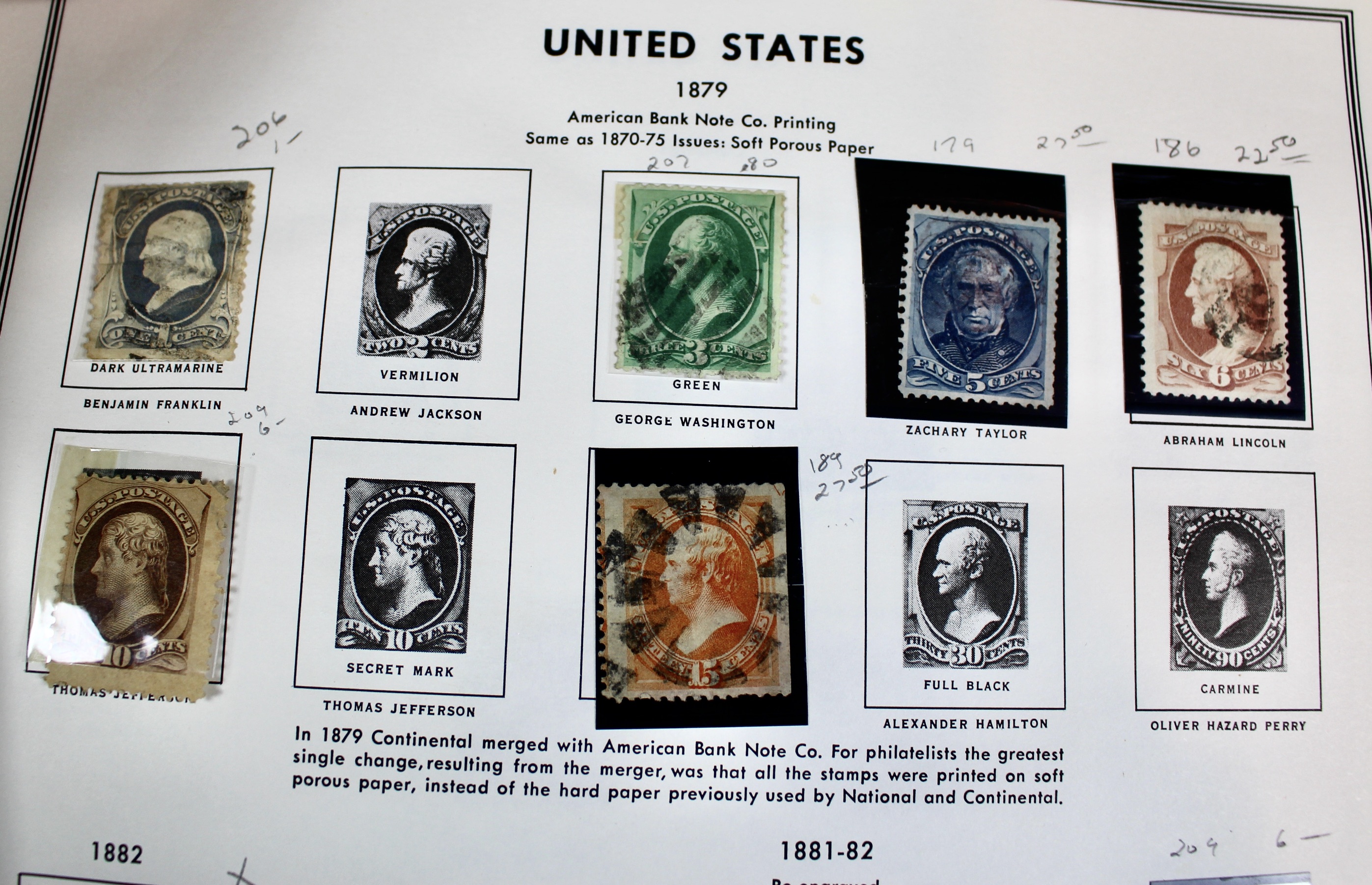 U.S. Stamp Collection in Liberty Album