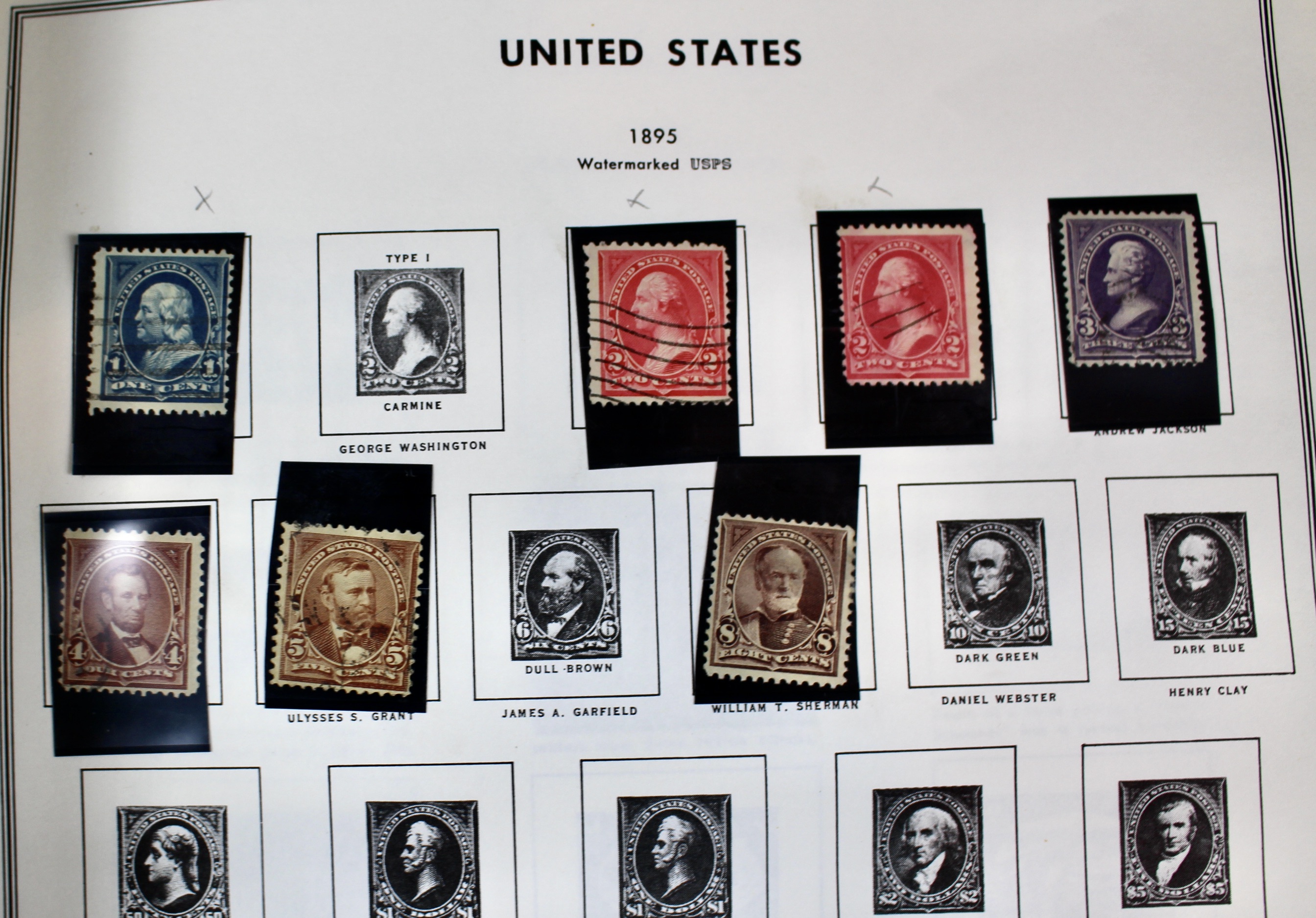 U.S. Stamp Collection in Liberty Album