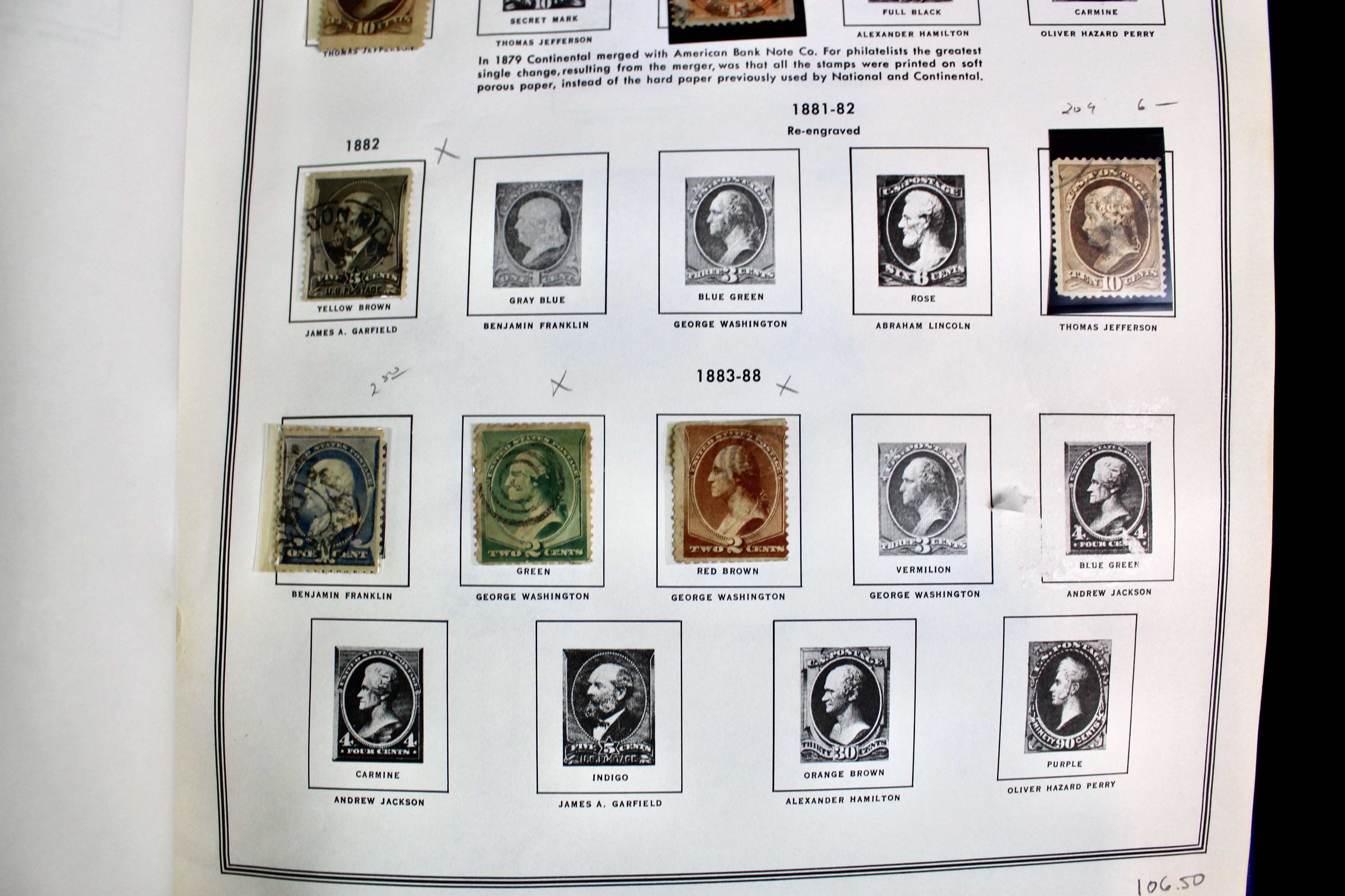 U.S. Stamp Collection in Liberty Album