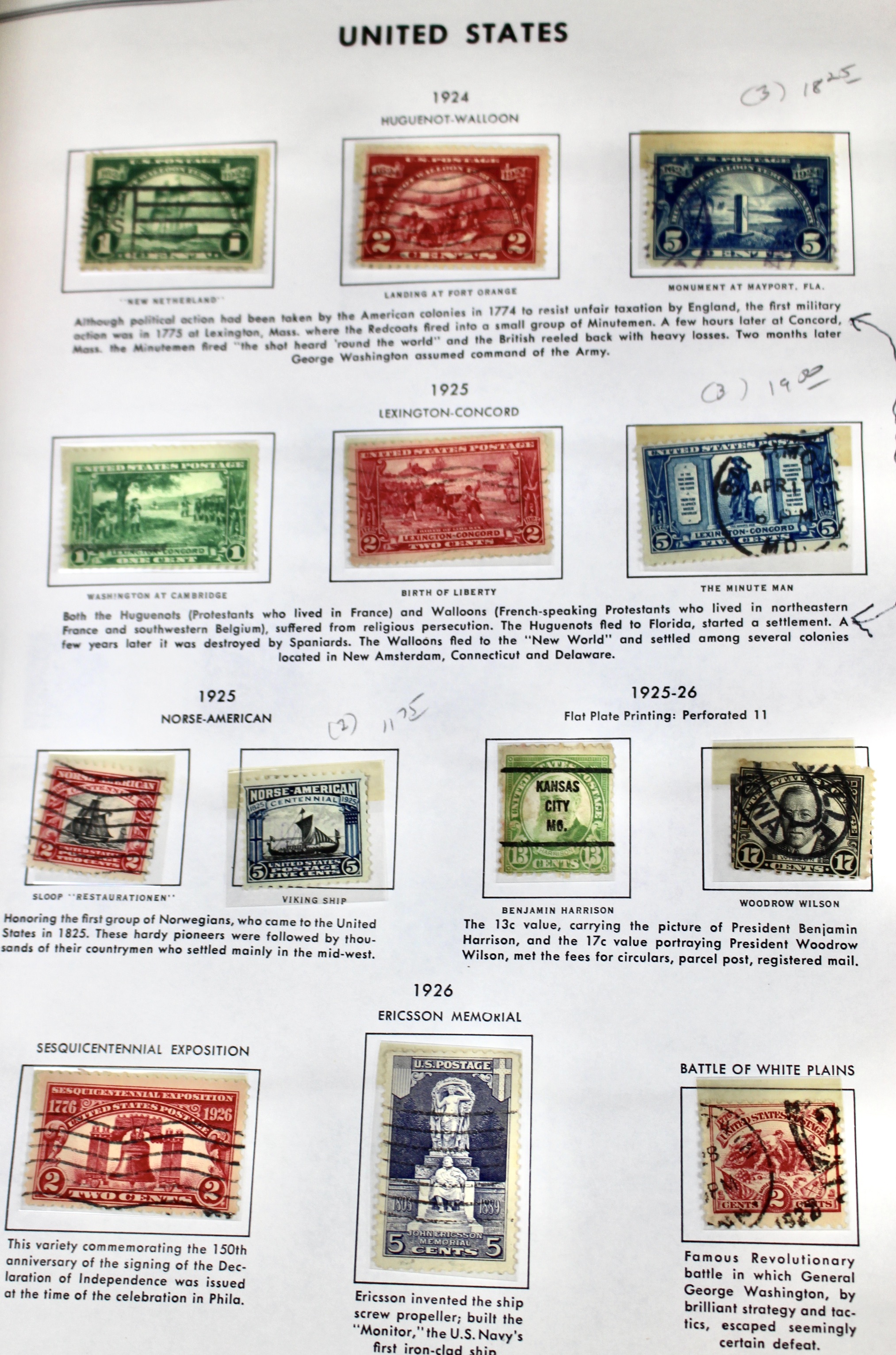 U.S. Stamp Collection in Liberty Album