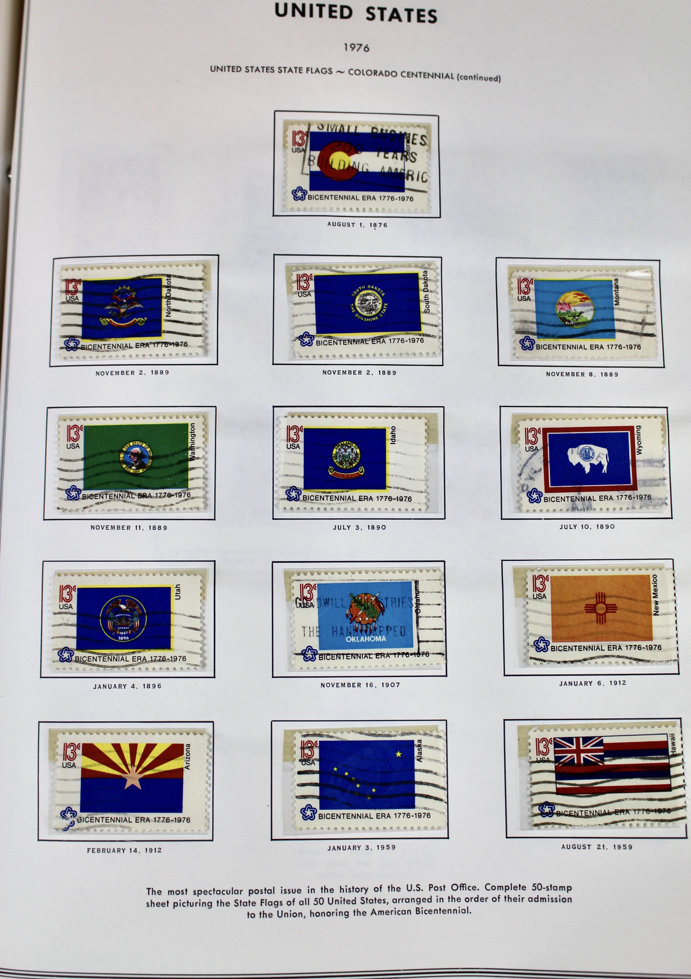 U.S. Stamp Collection in Liberty Album