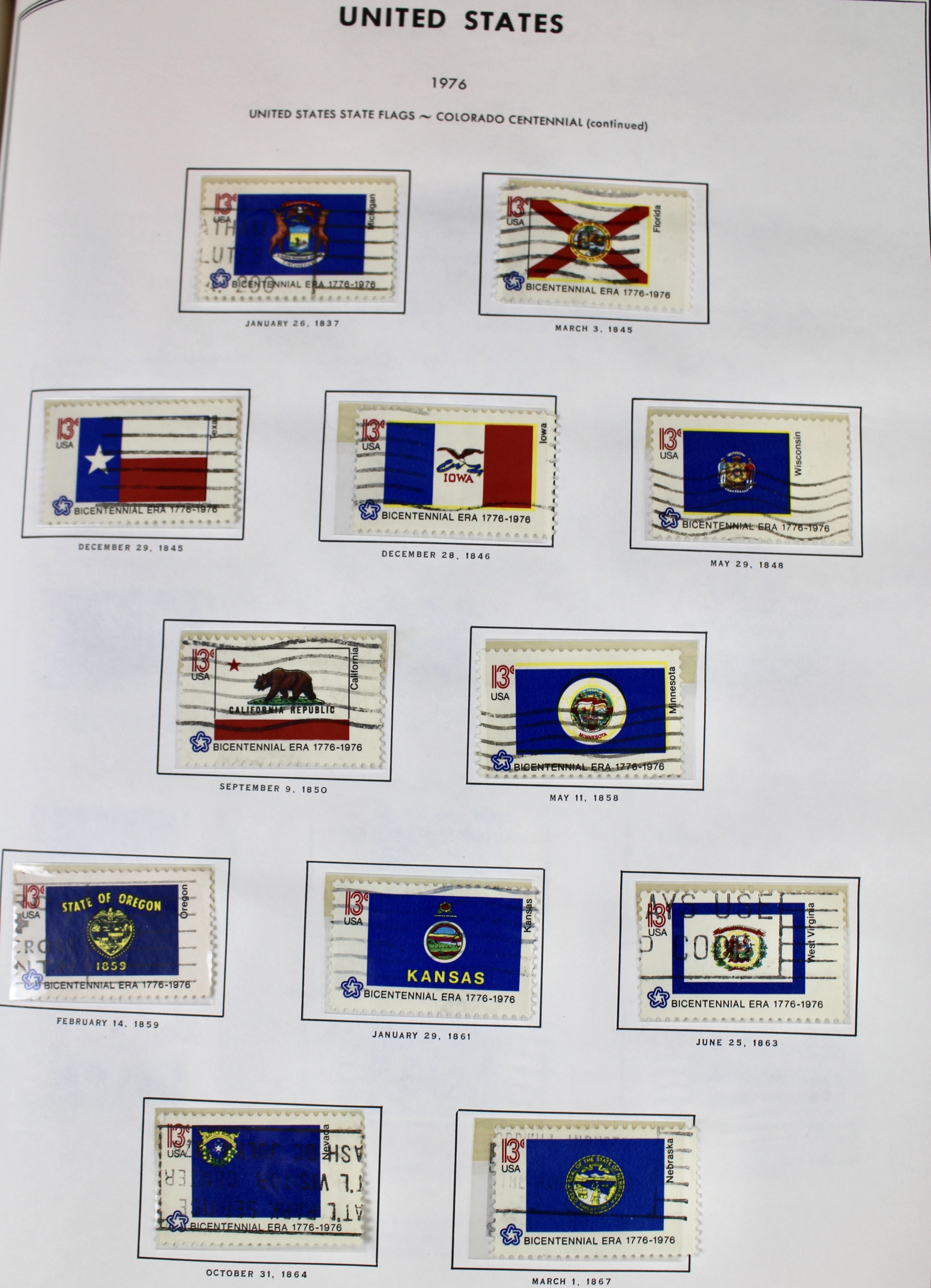 U.S. Stamp Collection in Liberty Album