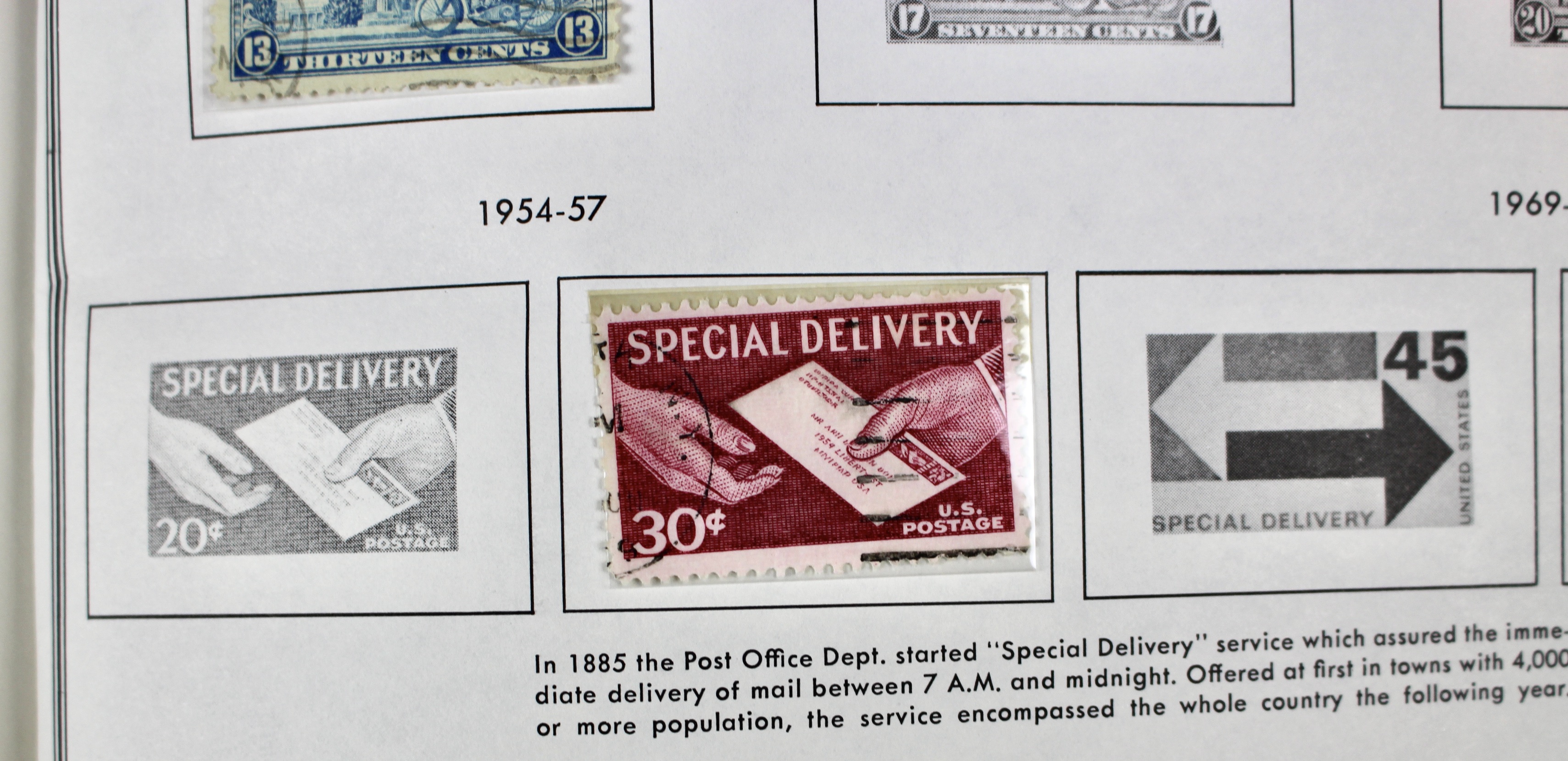 U.S. Stamp Collection in Liberty Album