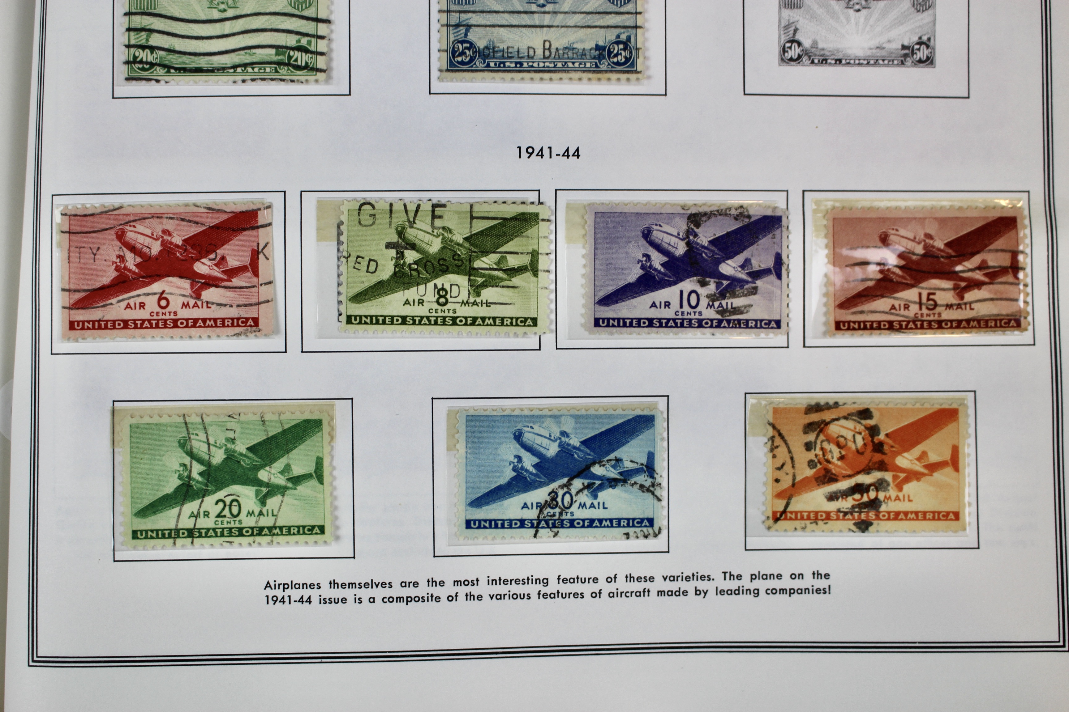 U.S. Stamp Collection in Liberty Album