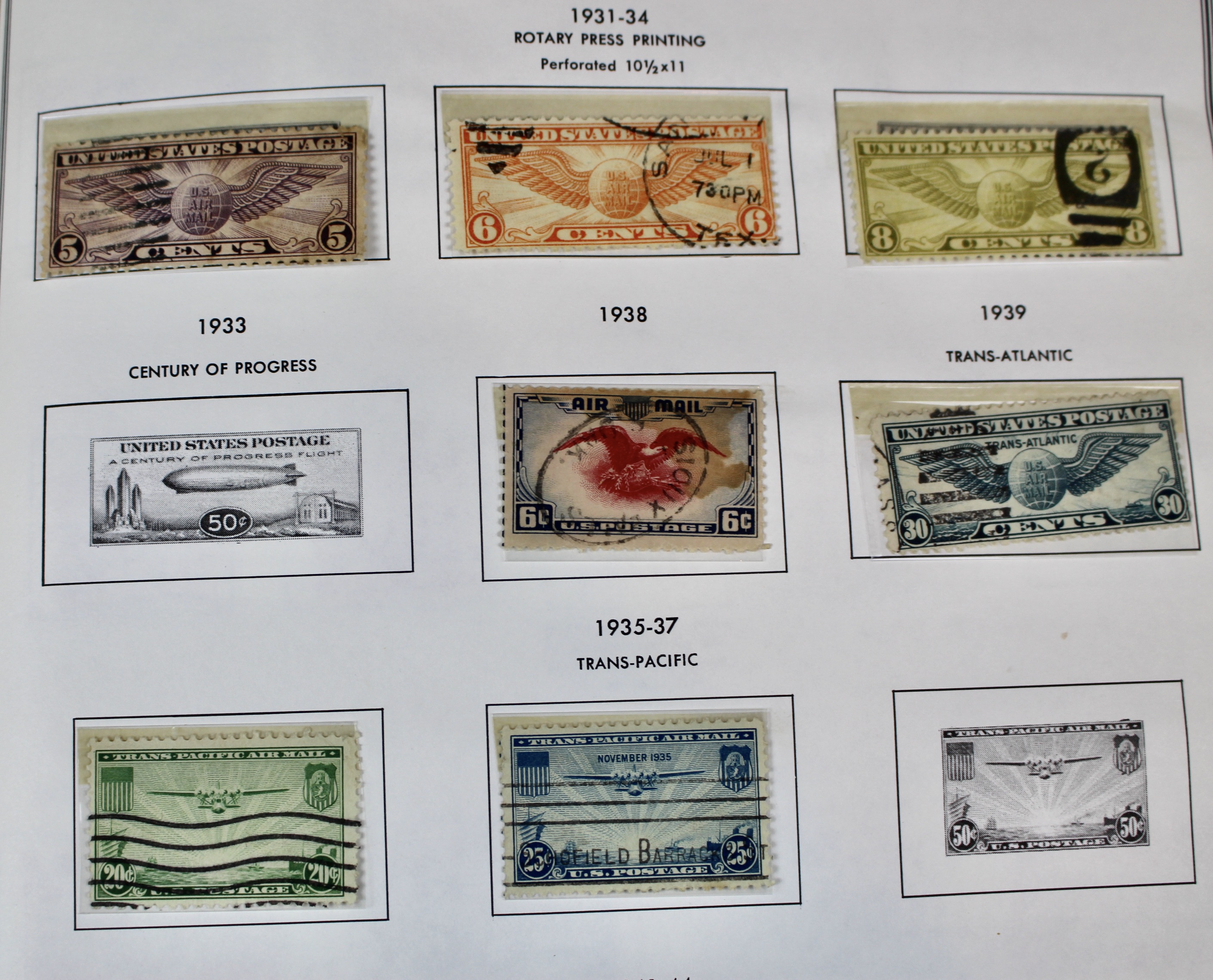 U.S. Stamp Collection in Liberty Album