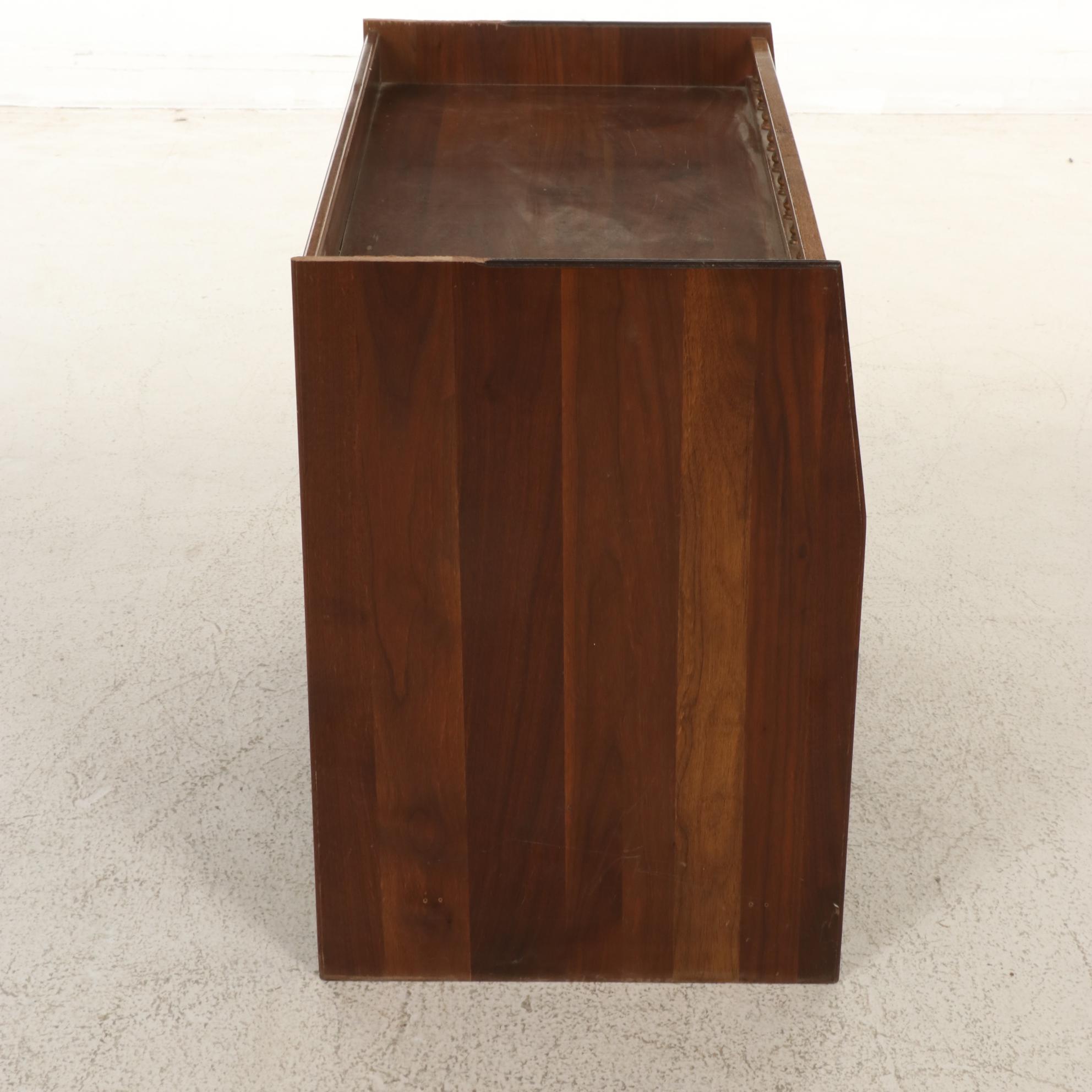 Wooden Table Top Secretary Cabinet