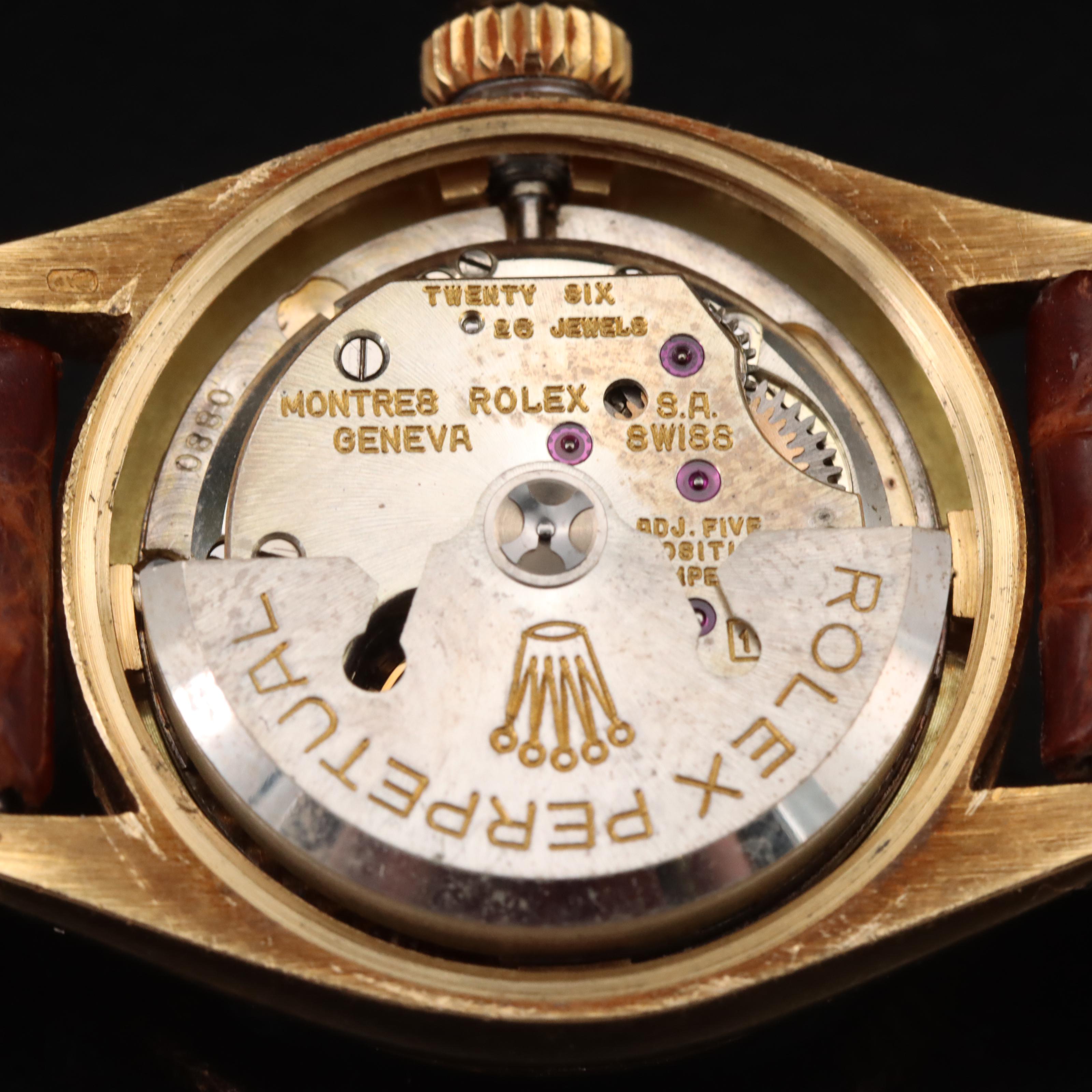 1957 Rolex Oyster Perpetual Lady-Datejust 18K Watch