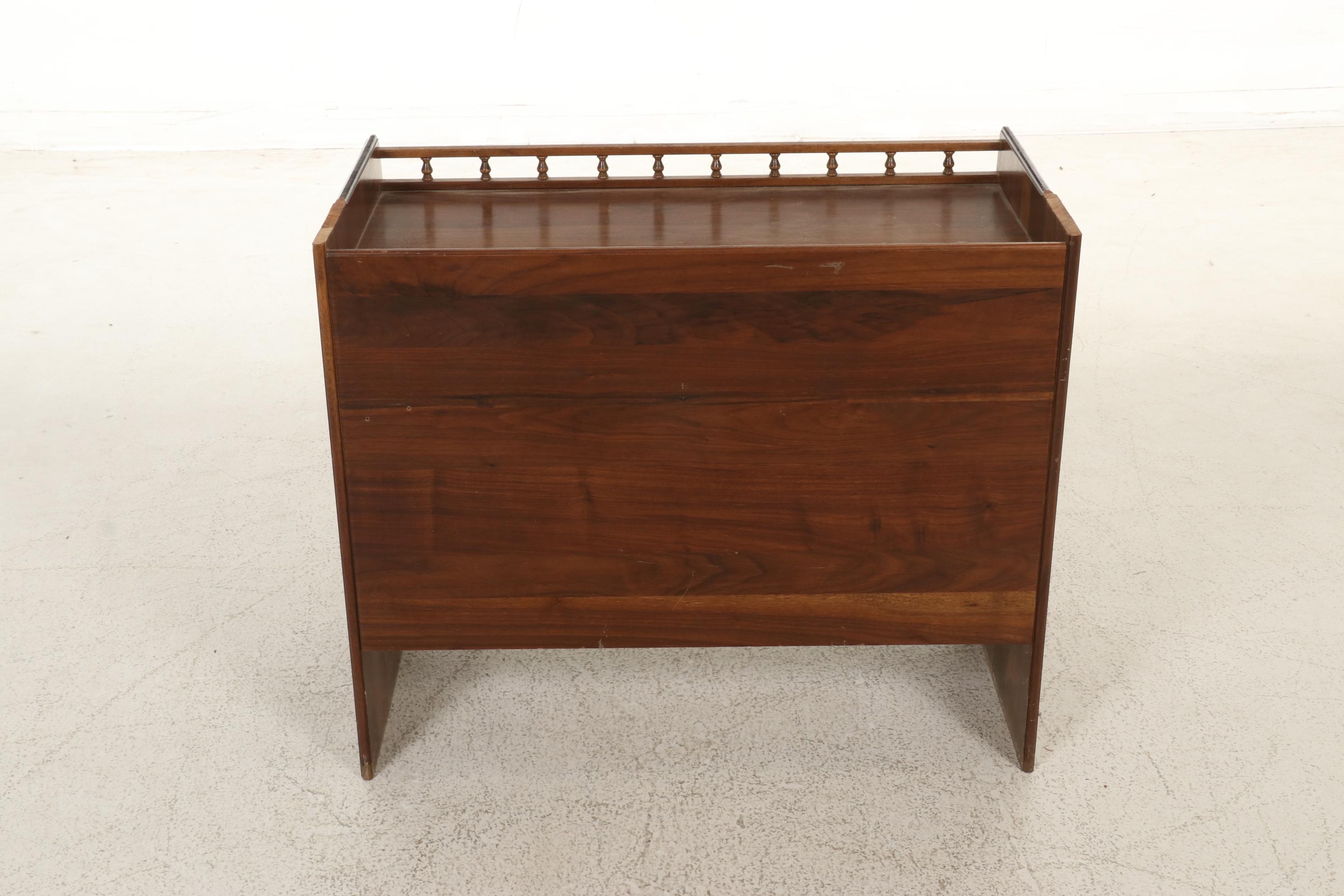 Wooden Table Top Secretary Cabinet