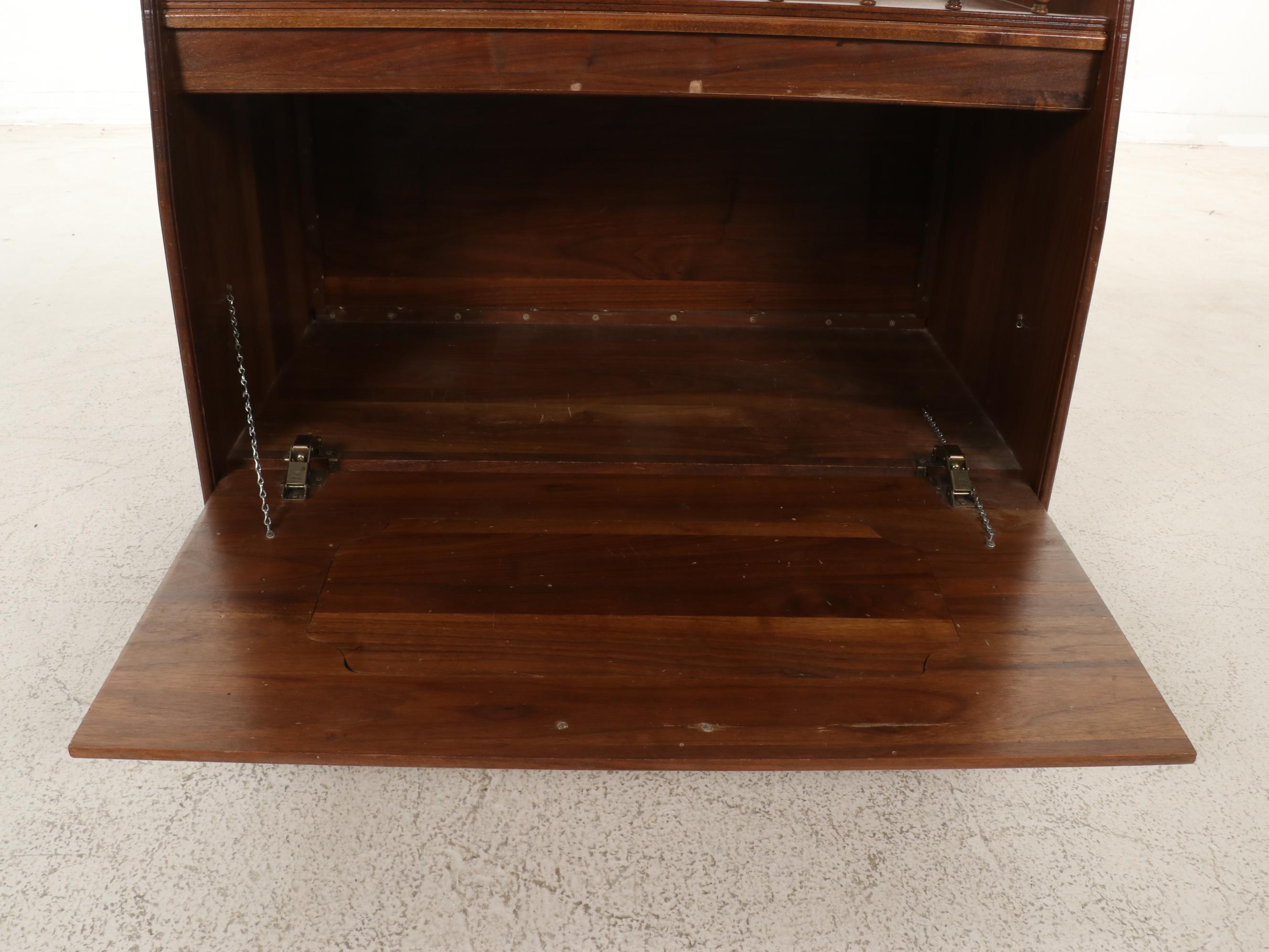 Wooden Table Top Secretary Cabinet
