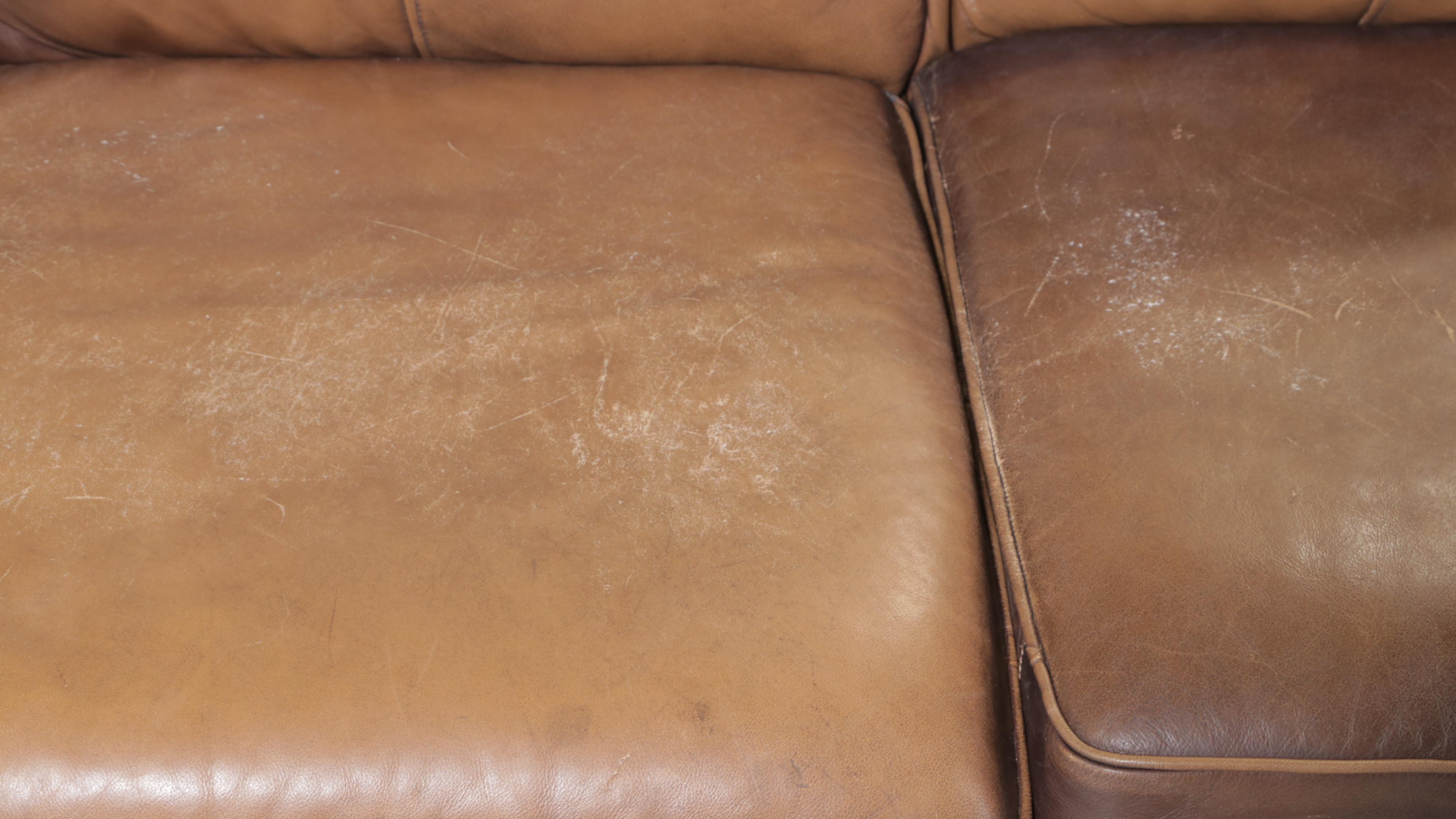 Ashley Furniture Leather Upholstered Sofa