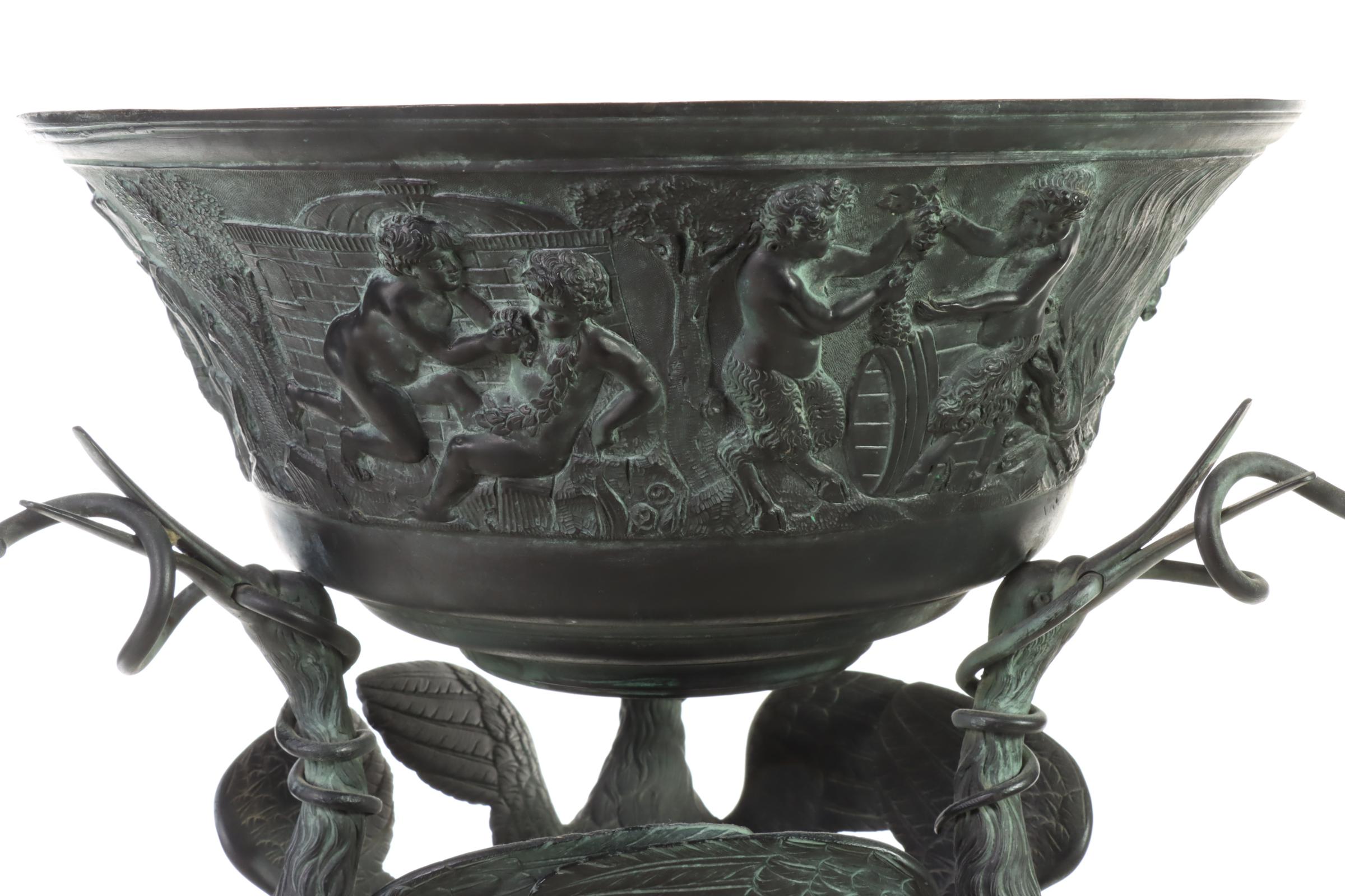 Chiurazzi Foundry Neoclassical Bronze Jardinière, 19th Century