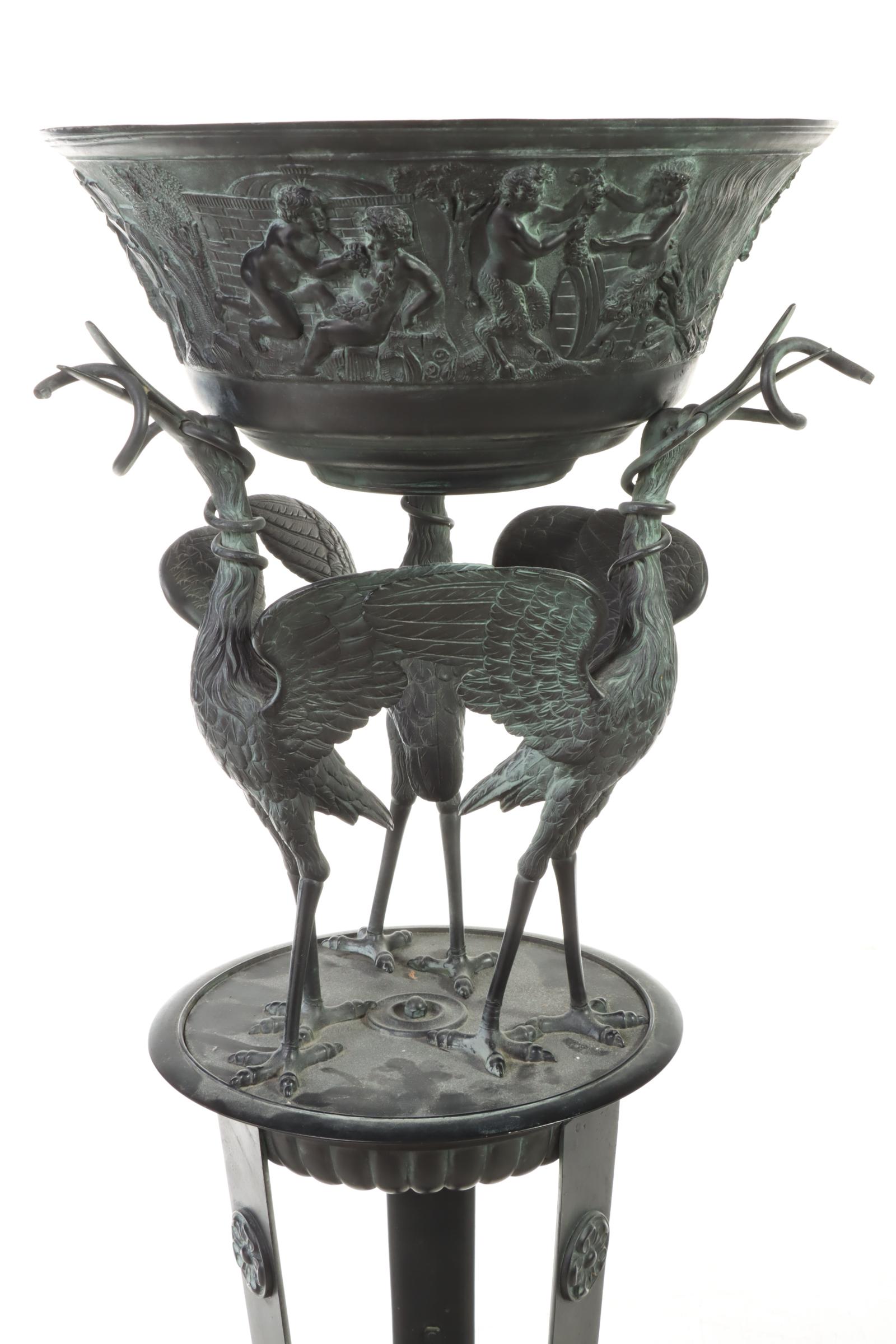 Chiurazzi Foundry Neoclassical Bronze Jardinière, 19th Century