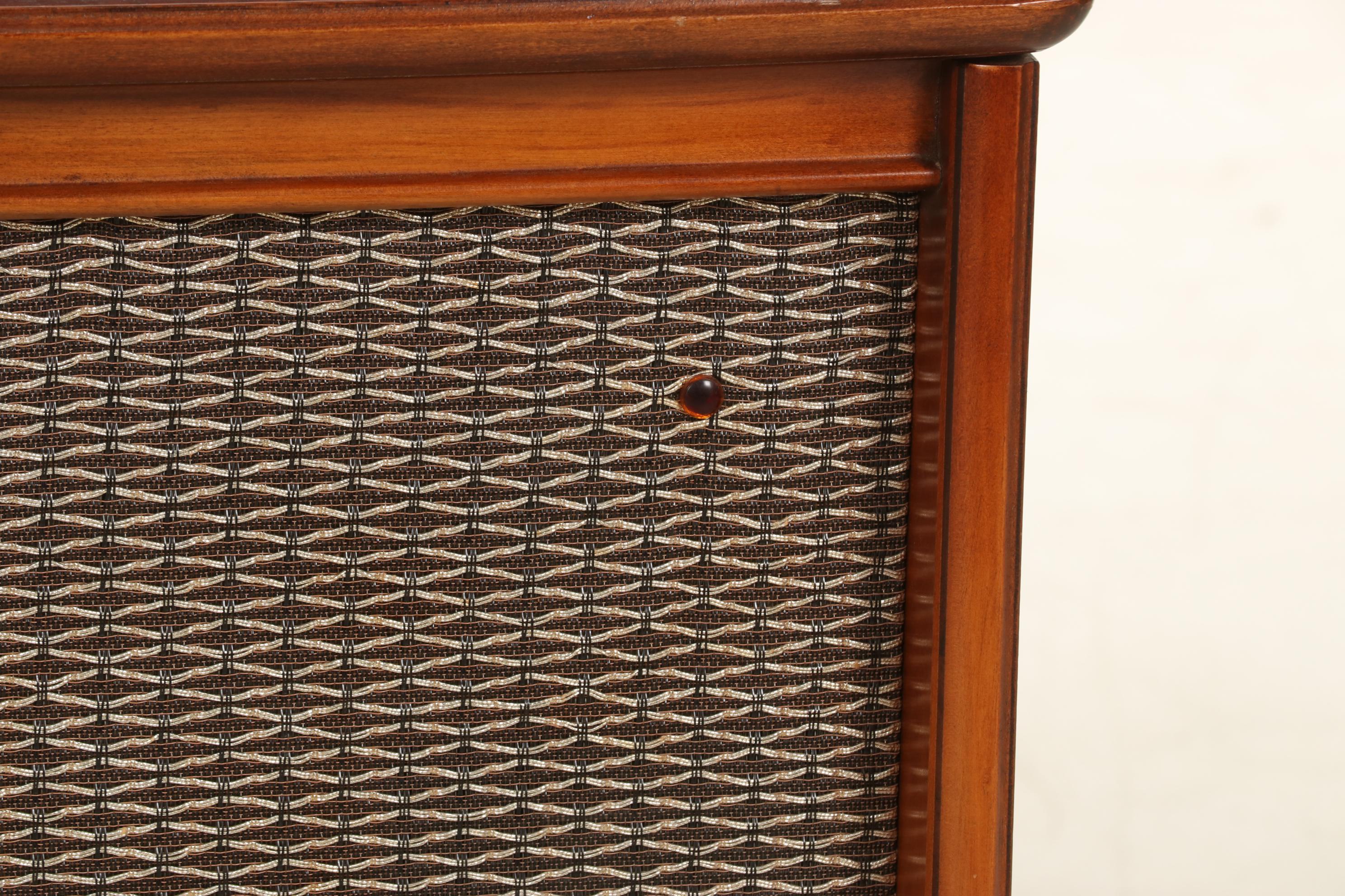 RCA Victor AM/FM "Living Stereo" System in Mahogany Console Cabinet, 1960s